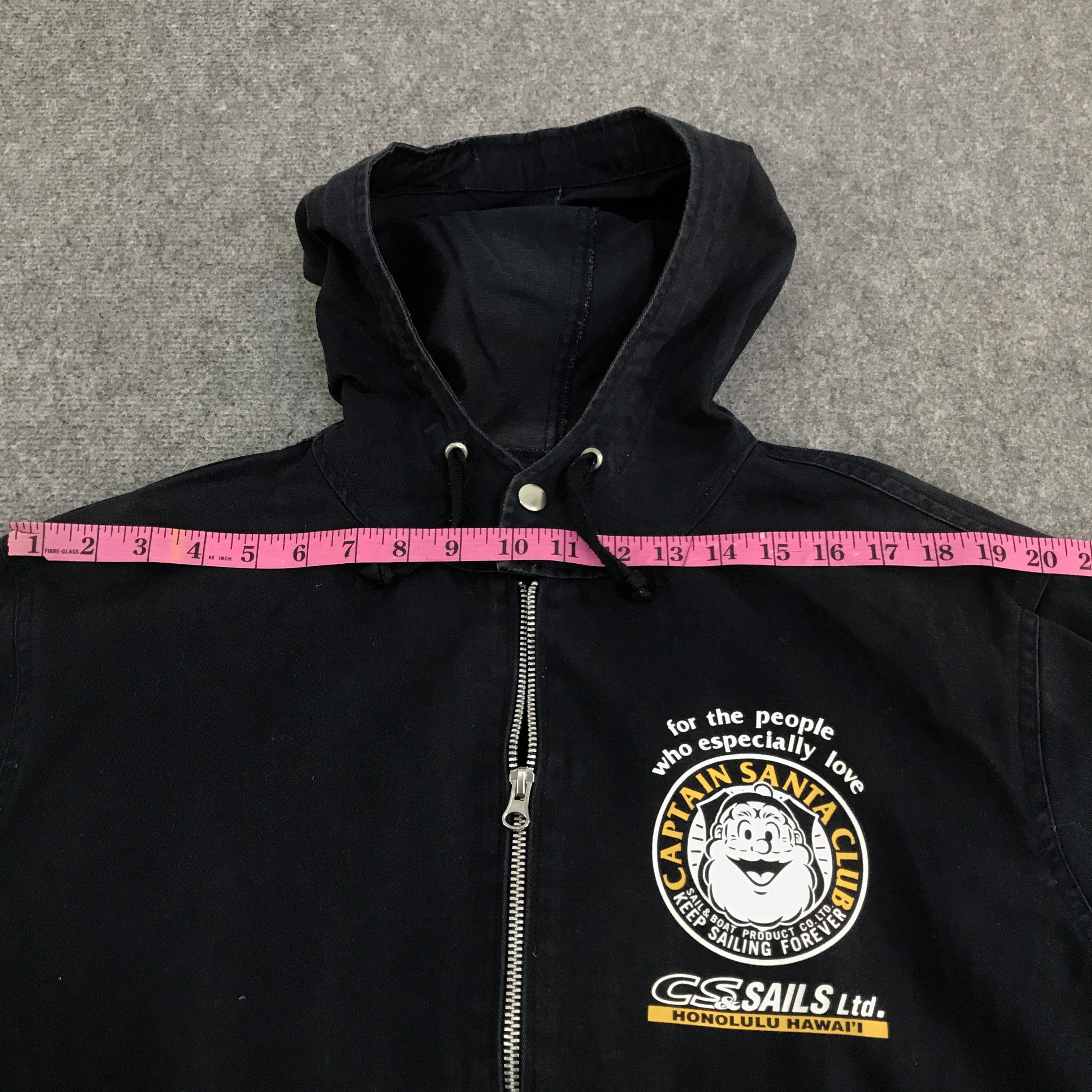 Japanese Brand Vintage captain santa club Navy colour Faded jacket K126B2 Size US L / EU 52-54 / 3 - 6 Thumbnail