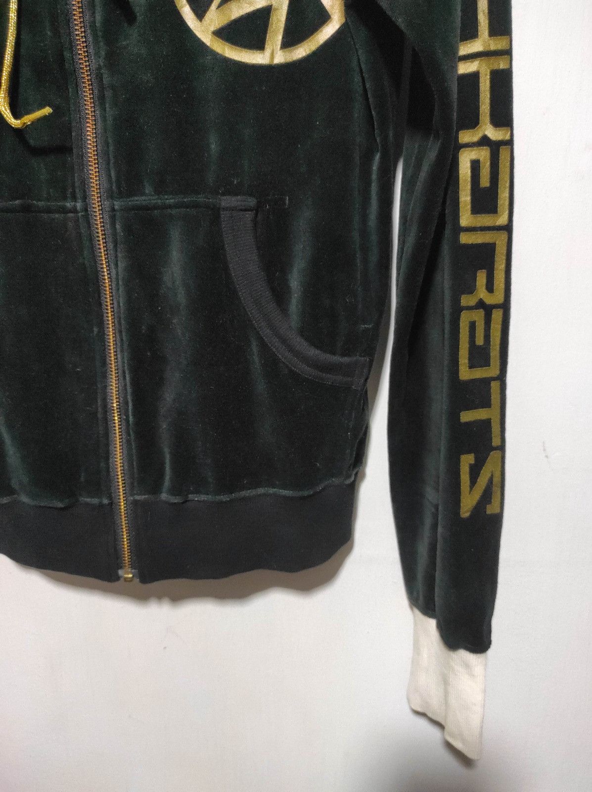 Japanese Brand 24 karat Velvet zip fur hoodie ifsix LGB style Size S / US 4 / IT 40 - 6 Thumbnail