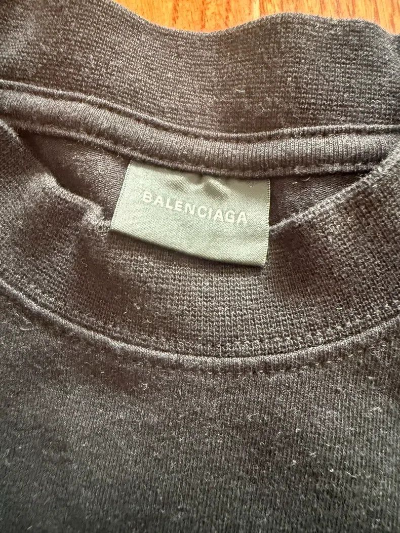 Balenciaga Balenciaga Form-Fitting T-Shirt Size US XS / EU 42 / 0 - 3 Thumbnail