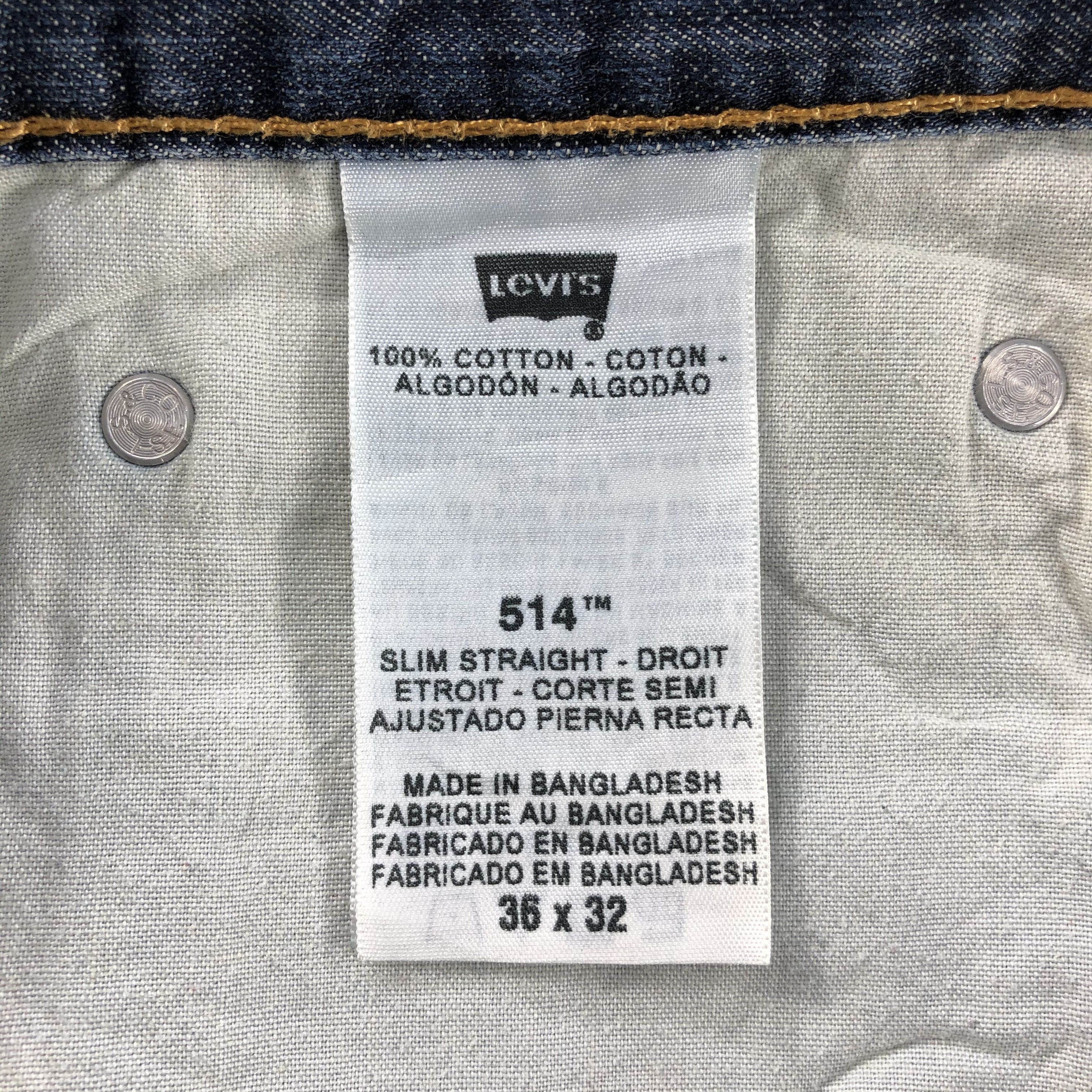 Levi's Vintage Levis 514 Jeans- J1333 Size US 36 / EU 52 - 10 Thumbnail
