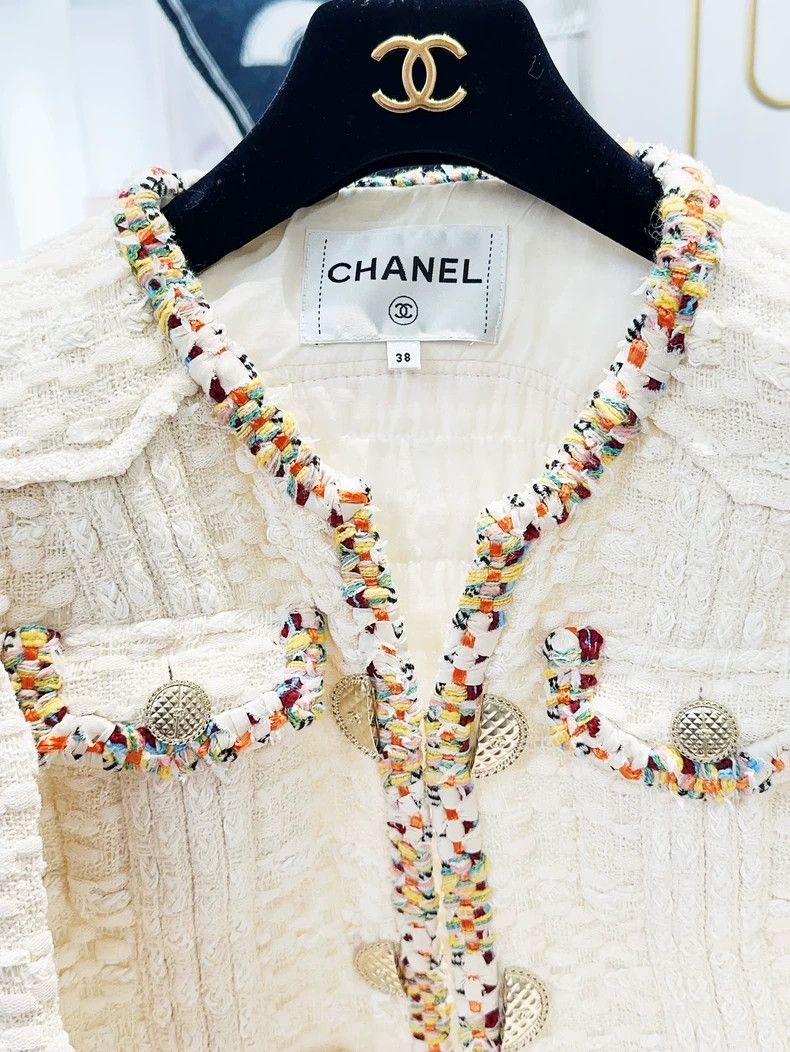 Chanel Chanel Cuba series beige four-pocket colored rolled-edged Size XS / US 0-2 / IT 36-38 - 5 Thumbnail