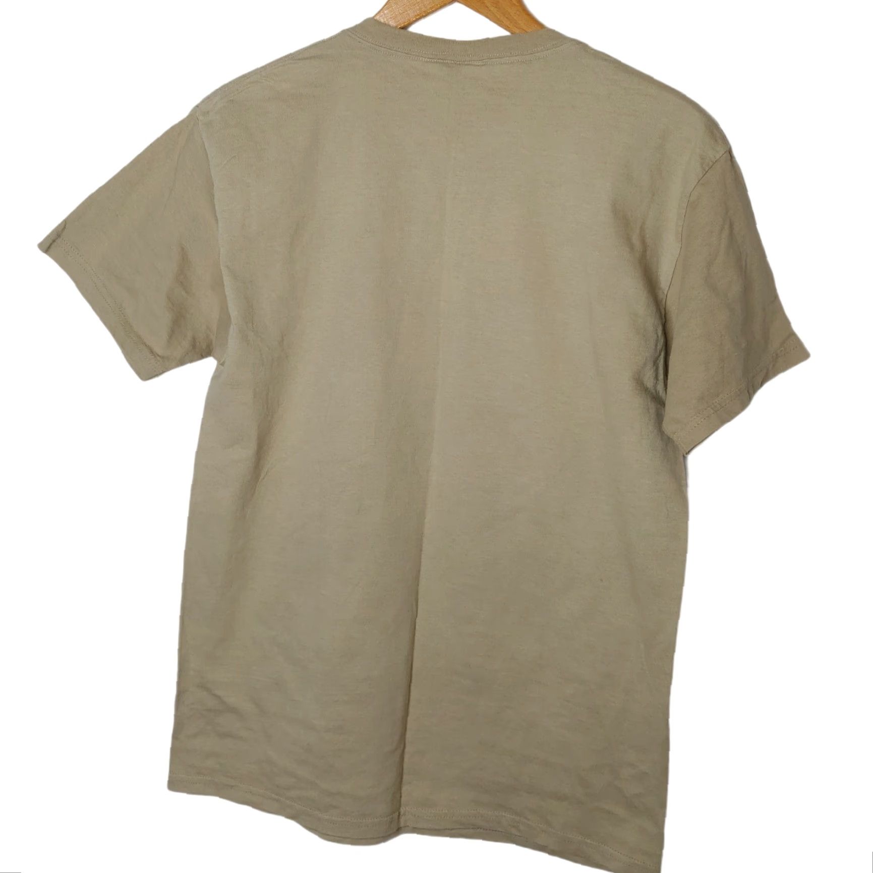 Fruit Of The Loom Fruit of the Loom Look And Touch Giraffe Large T Shirt Animals Textured Graphic Sun Nature Safari Mens Large Brown Crew Neck Short Sleeve 100% cotton Size US L / EU 52-54 / 3 - 2 Thumbnail
