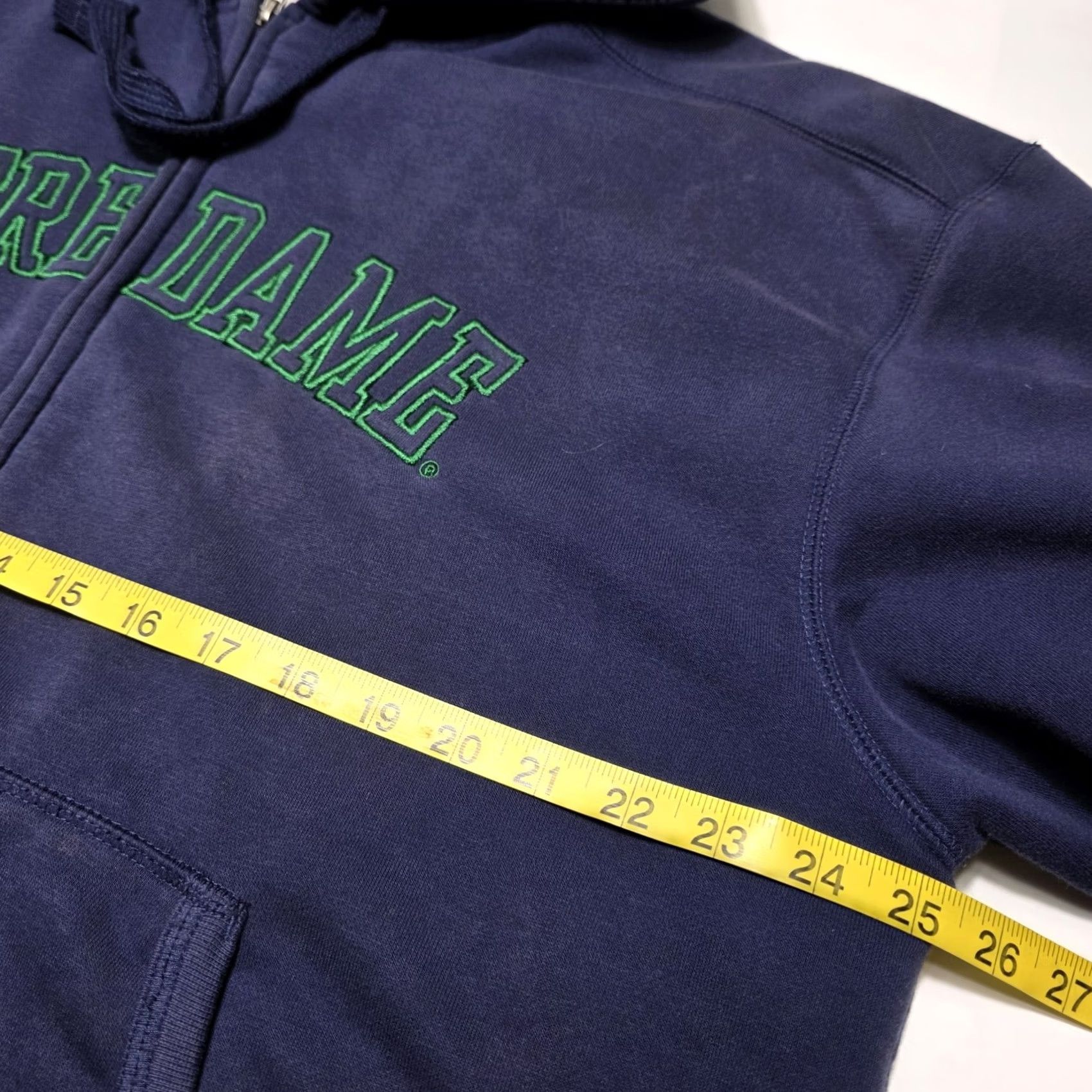 Vintage VINTAGE Notre Dame Fighting Irish Sherpa Lined Full Zip Hoodie Men's XL Heavyweight Size US XL / EU 56 / 4 - 6 Thumbnail