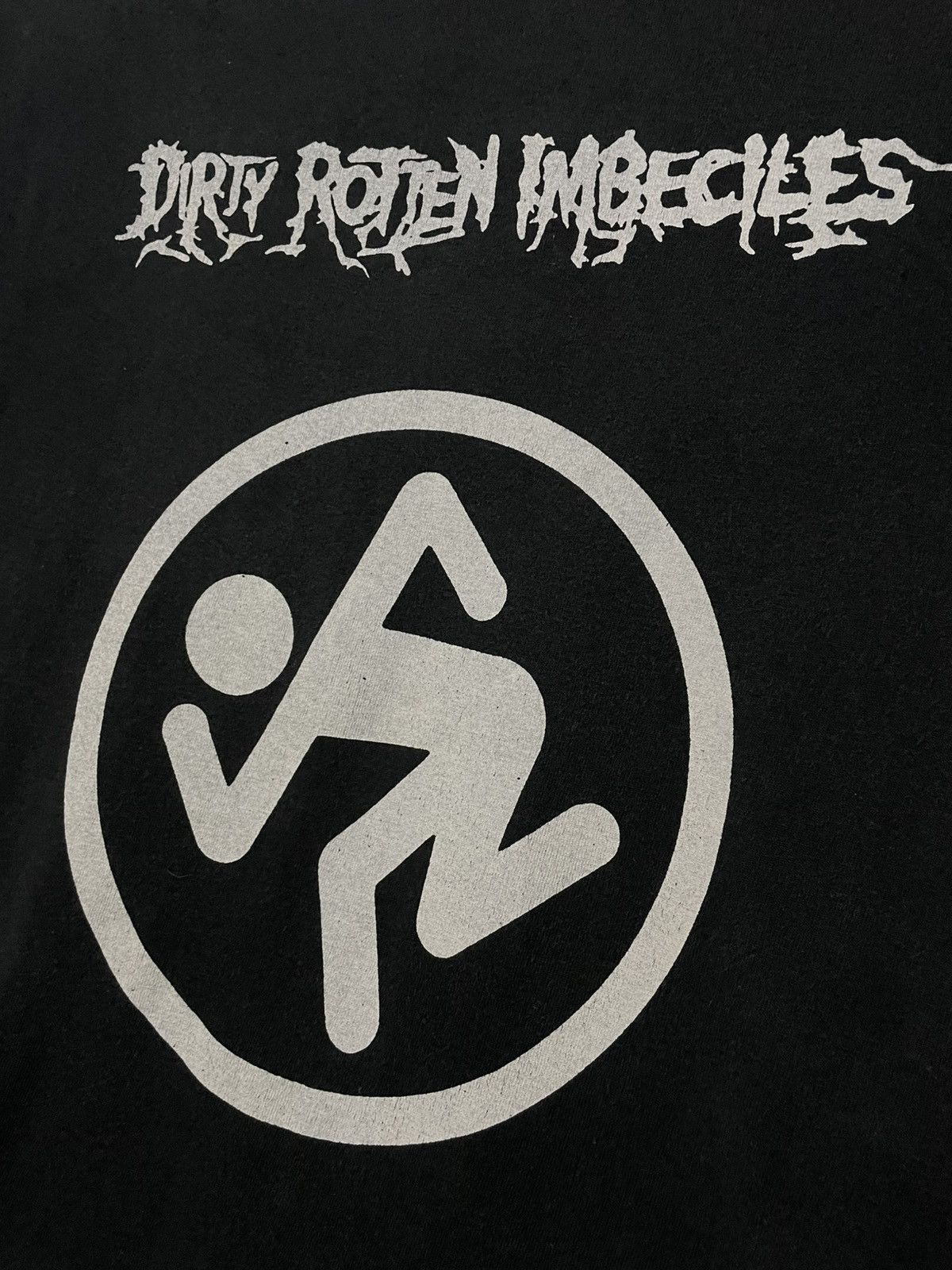 Band Tees Vintage Original 90s Dirty Rotten Imbeciles Punk Faded Tee Size US M / EU 48-50 / 2 - 6 Thumbnail