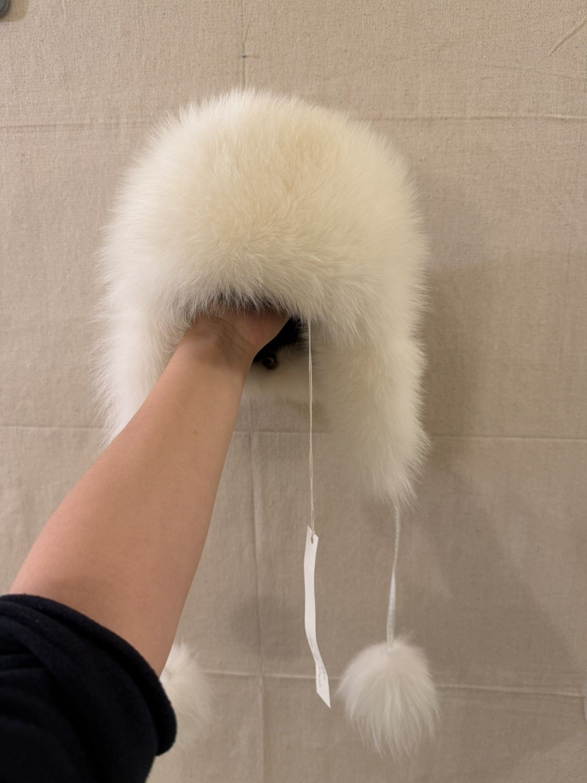 Other vintage white fox fur trapper hat Size ONE SIZE - 2 Thumbnail
