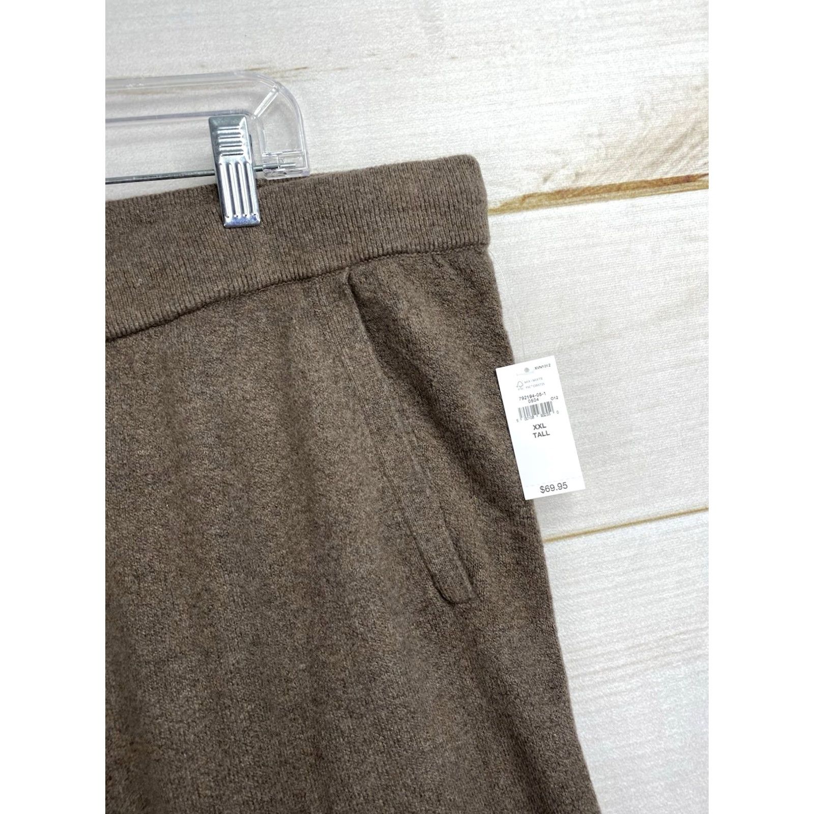 Gap Gap Pants Wide-Leg Pull On With Pockets Brown XXL Tall Womens Knit Sweater Pants Size XXL / US 16-18 / IT 52-54 - 2 Thumbnail