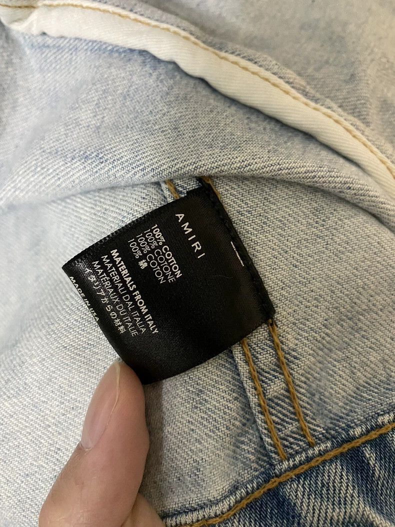 Amiri Amiri makes old damaged denim jackets-2506 Size US M / EU 48-50 / 2 - 4 Thumbnail
