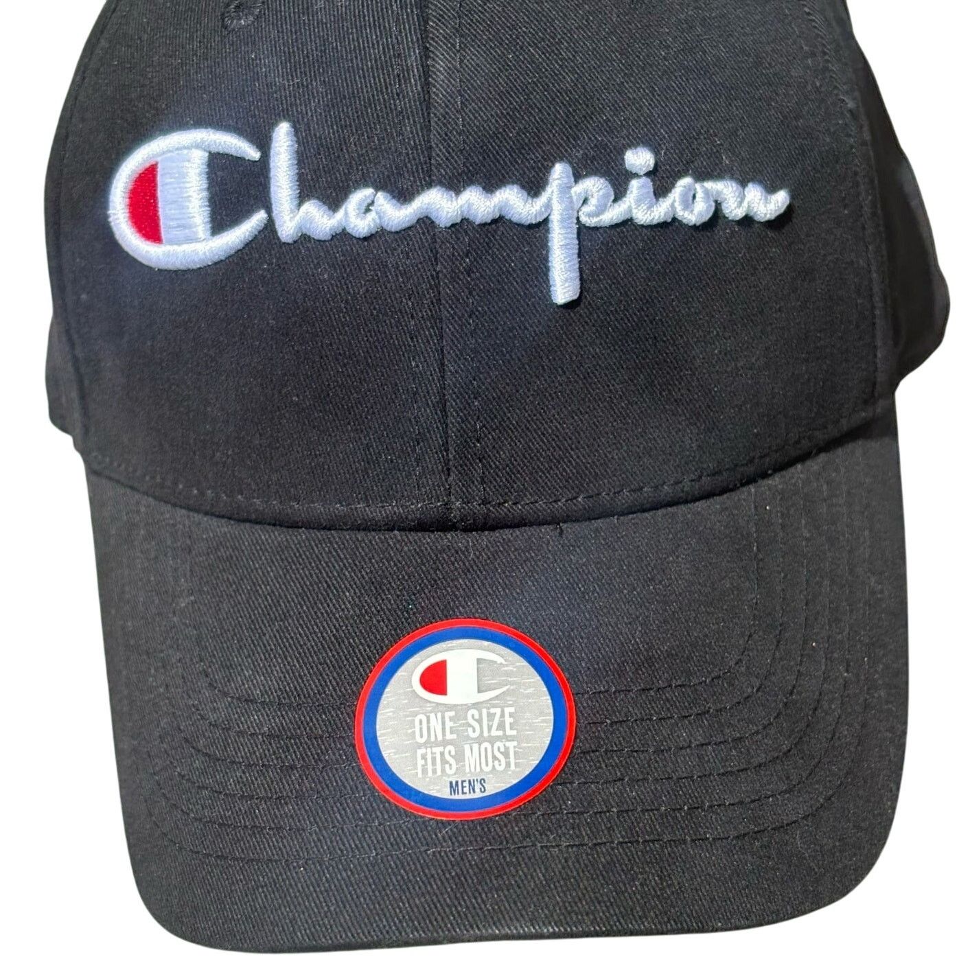 Champion Black Champion Men's Hat Size ONE SIZE - 4 Thumbnail
