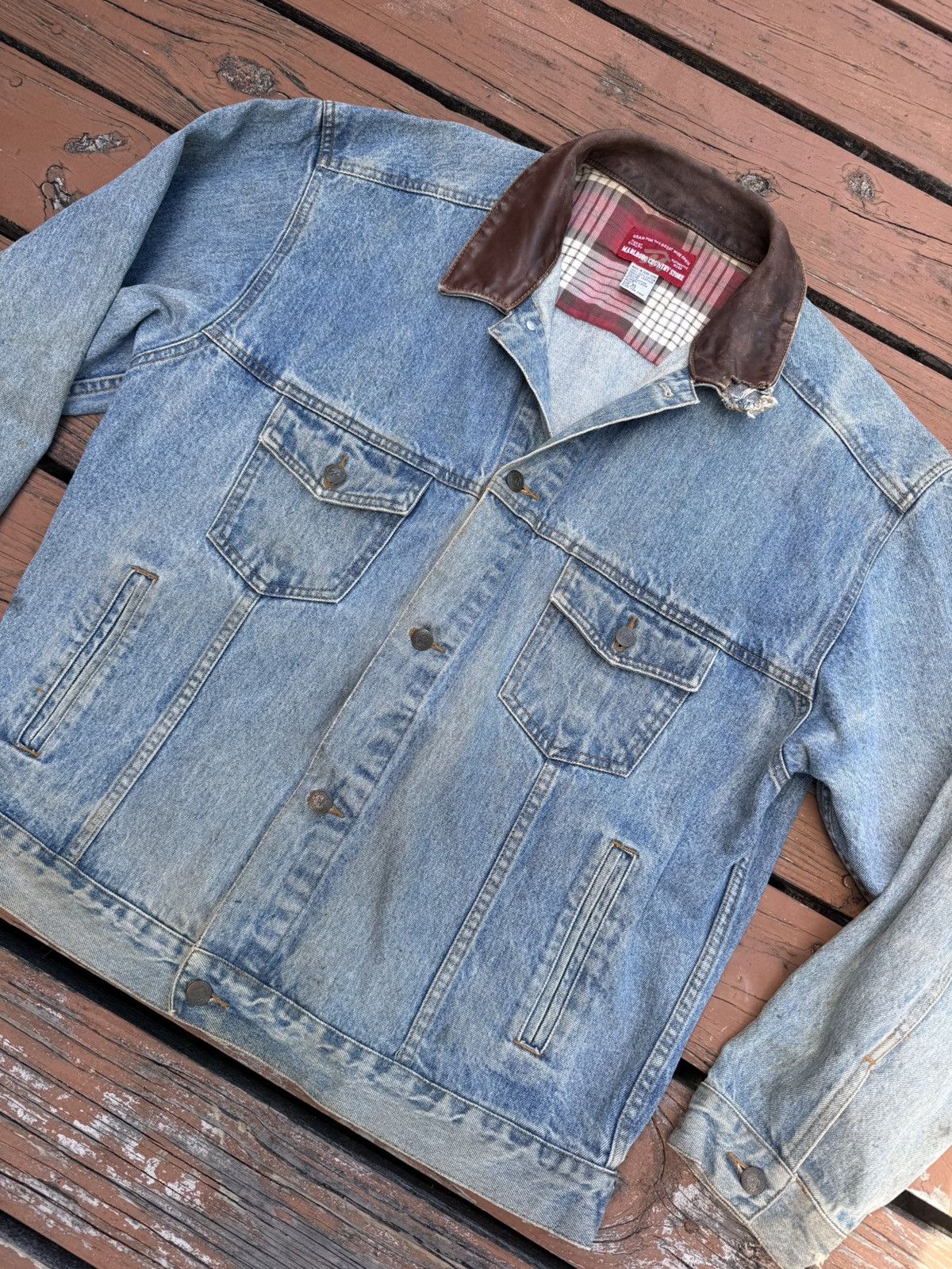 Marlboro Vintage Marlboro Denim Jacket Size US XL / EU 56 / 4 - 5 Thumbnail