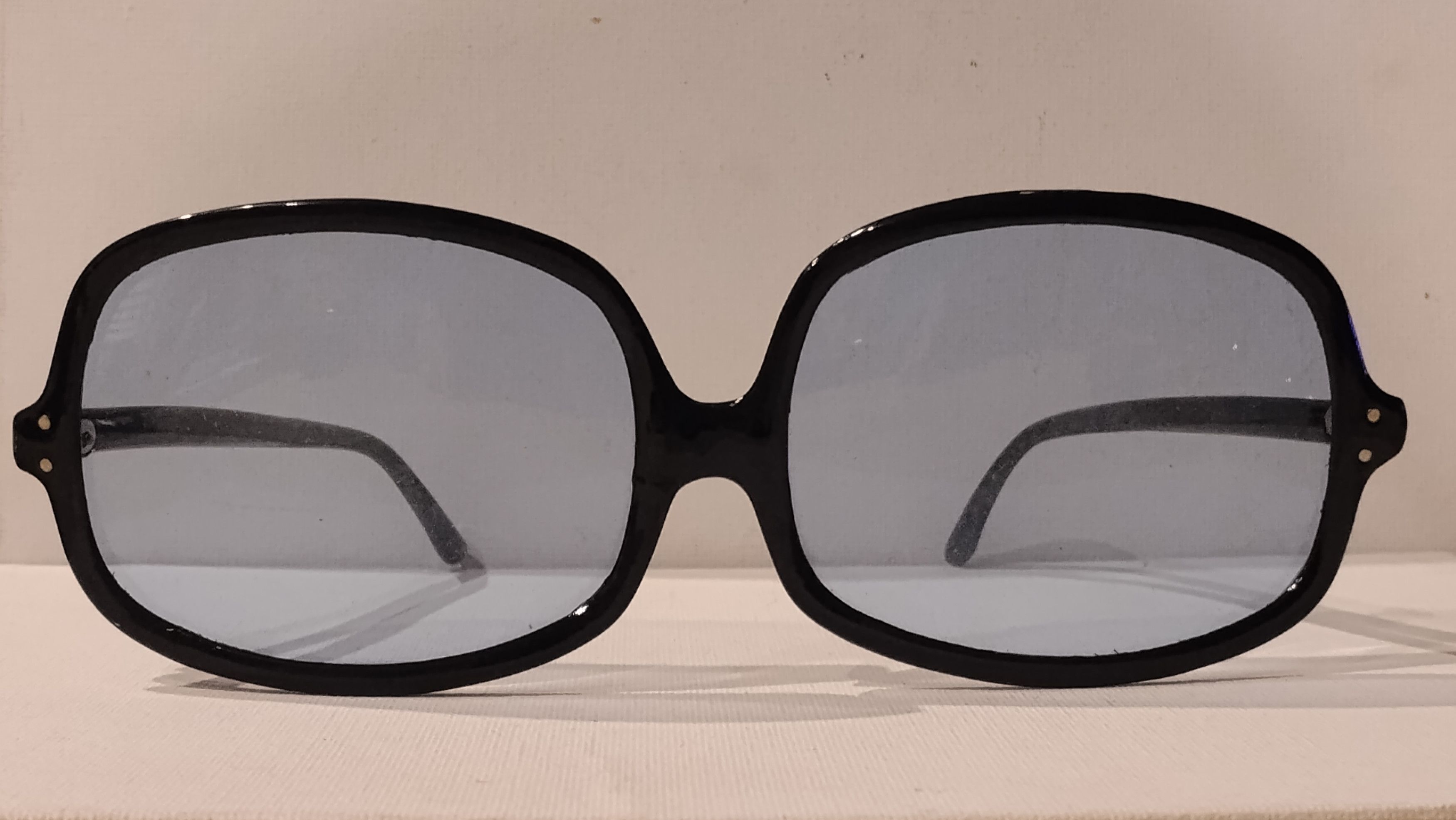 Other Rare Vintage Extra Large Blue Tint Sunglasses JapanNOS Size ONE SIZE - 2 Thumbnail