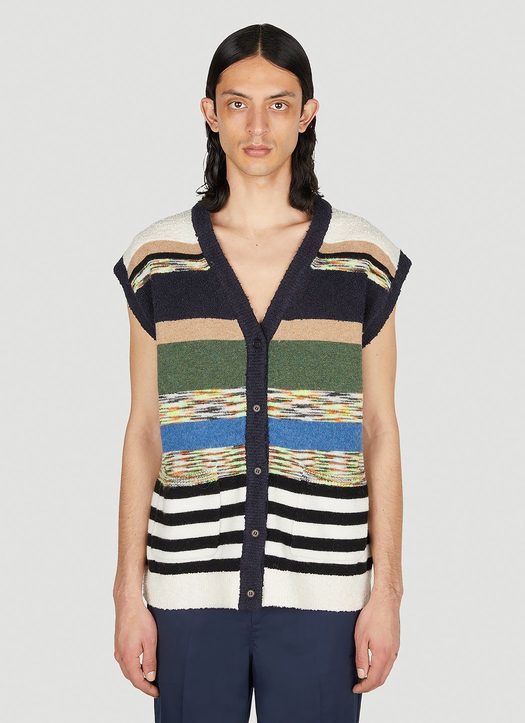 Soulland Alert And Fresh Sleeveless Cardigan Size US XL / EU 56 / 4 - 1 Thumbnail