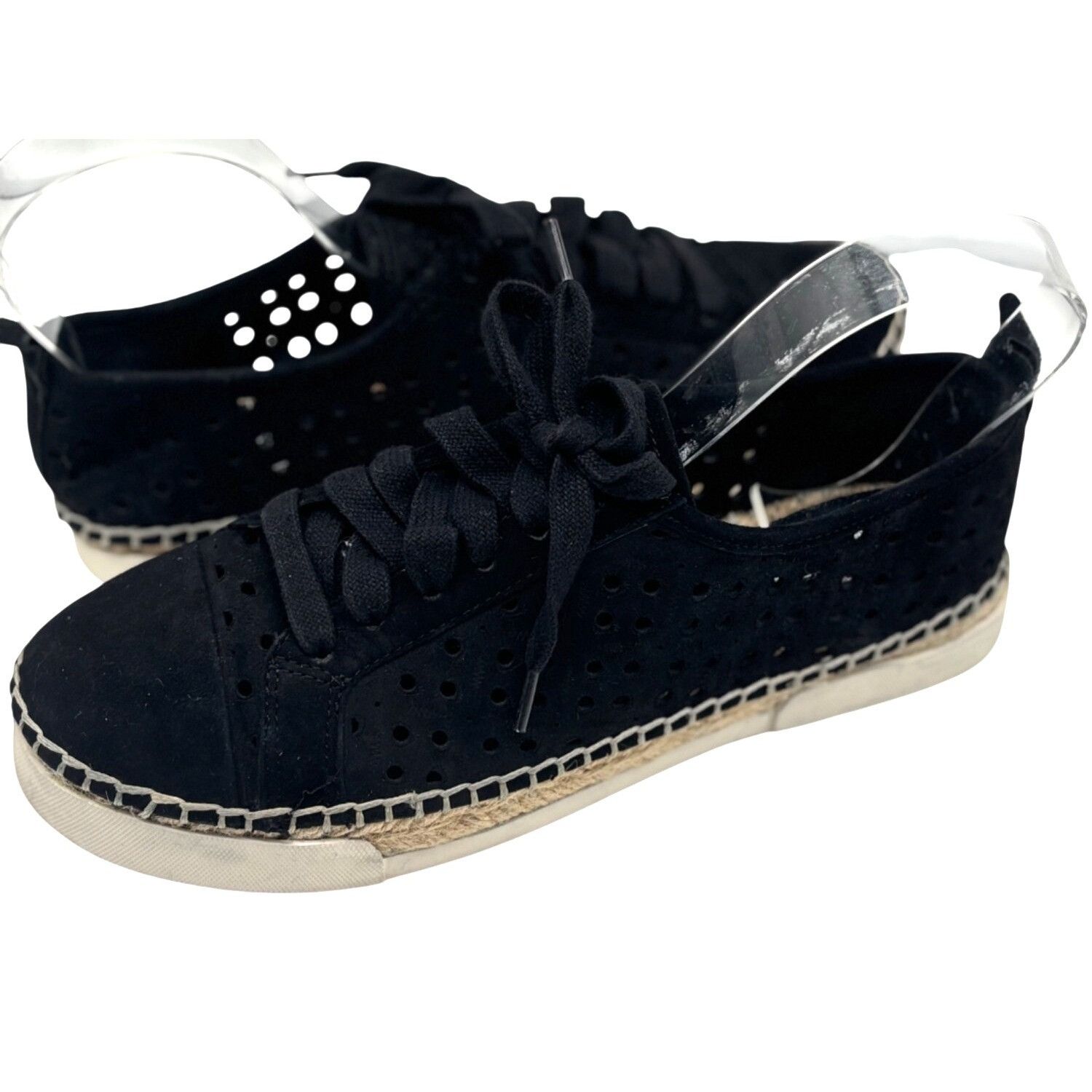 Vince Camuto Vince Camuto Thera Women’s Espadrille Sneakers, Black, 7 M Size US 7 / IT 37 - 10 Thumbnail