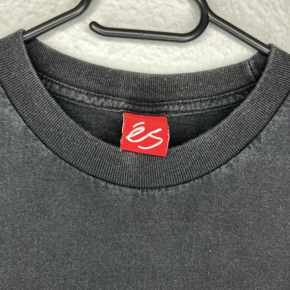 Vintage × eS Es Sunfaded Clark Distressed Tee Tshirt 2003 Retro Drill Y2K Size US L / EU 52-54 / 3 - 5 Thumbnail