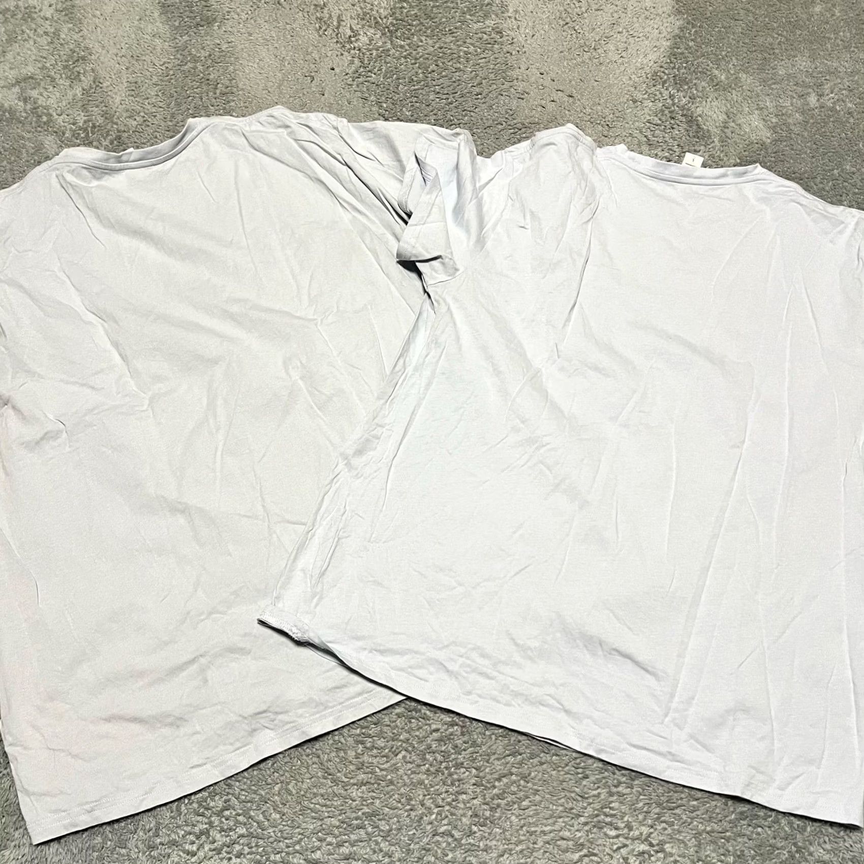 Athleta Athleta T-Shirt Womens Large Blue Crew Shirt Attletic***, Light discoloration Size L / US 10 / IT 46 - 3 Thumbnail