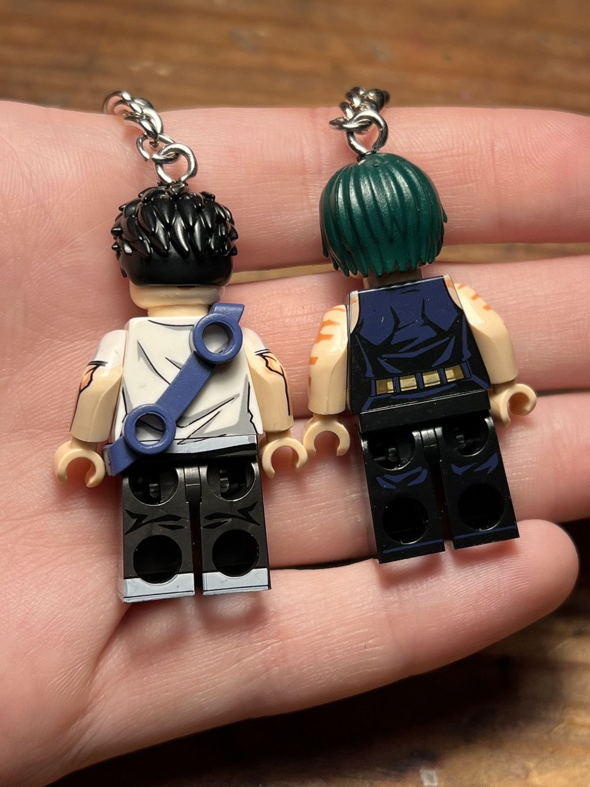 Anime Yuta Maki Jujutsu Kaisen anime minifigure keychain keyring Size ONE SIZE - 6 Thumbnail