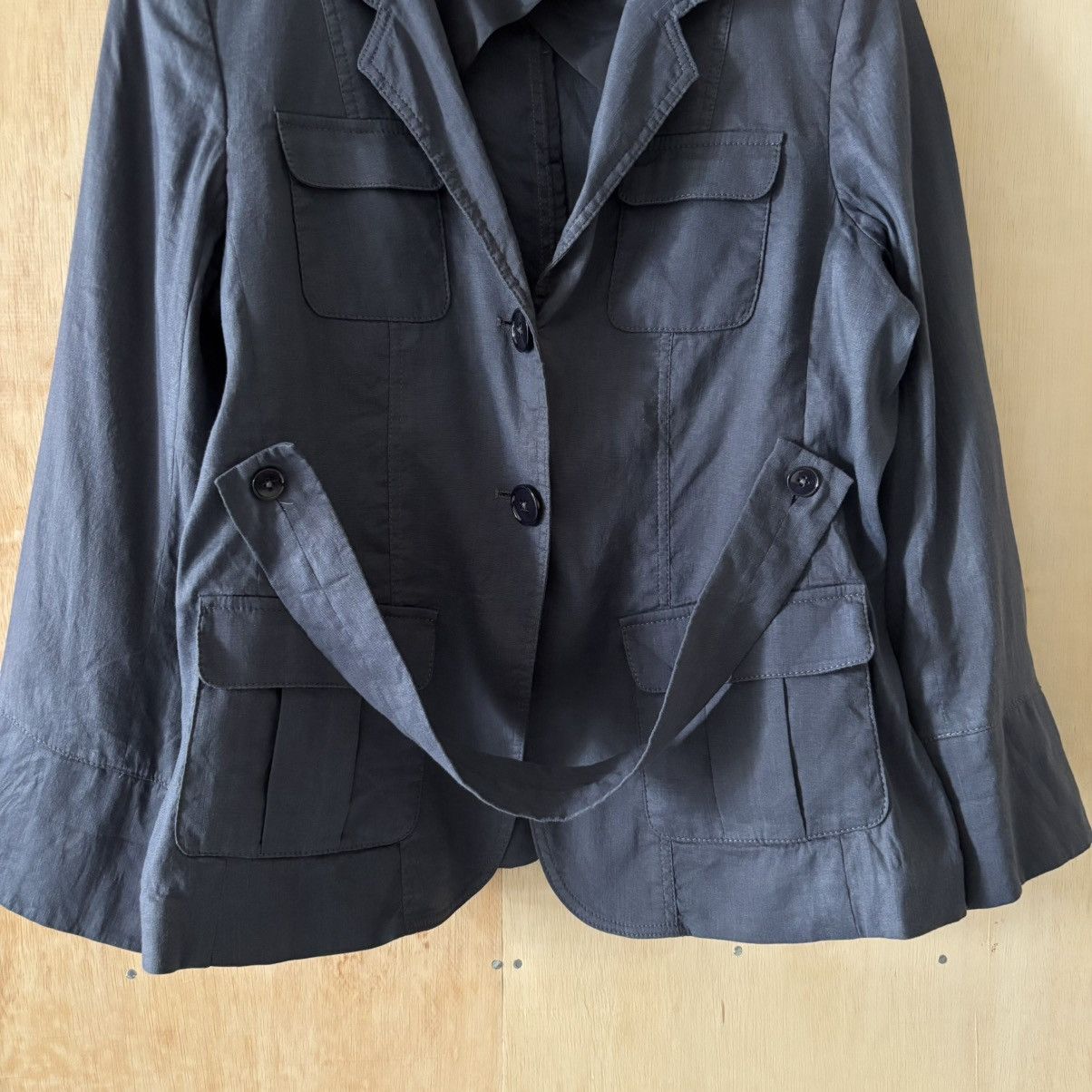 Armani Collezioni Vintage Armani Collezione Utility Blazers Jacket Size M / US 6-8 / IT 42-44 - 2 Thumbnail