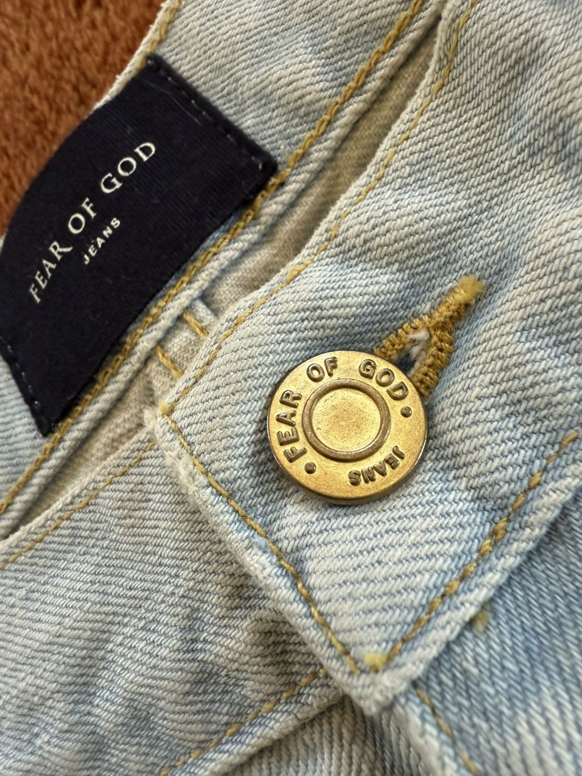 Fear of God Fear of God Selvedge Skinny Denim Jeans Size US 34 / EU 50 - 4 Thumbnail