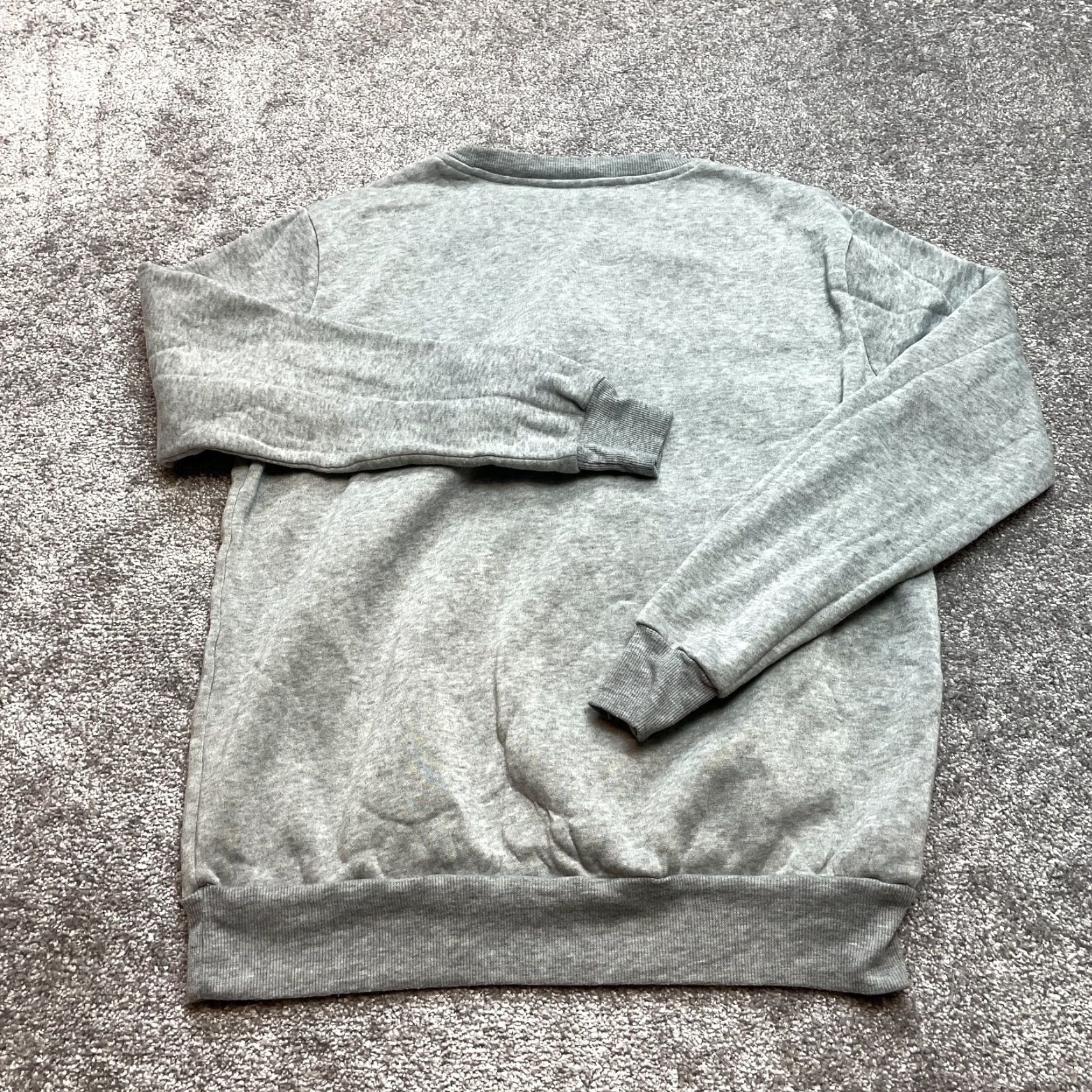 Shein SheIn Sweatshirt Womens Medium Dynamic Basketball Club Logo Pullover Soft Top Gray Size M / US 6-8 / IT 42-44 - 8 Thumbnail