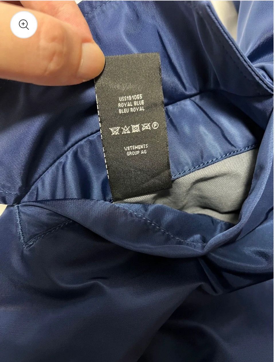Alpha Industries × Vetements Vetements X Alpha Industries Reversible Blue Fist Bomber Size US S / EU 44-46 / 1 - 10 Thumbnail