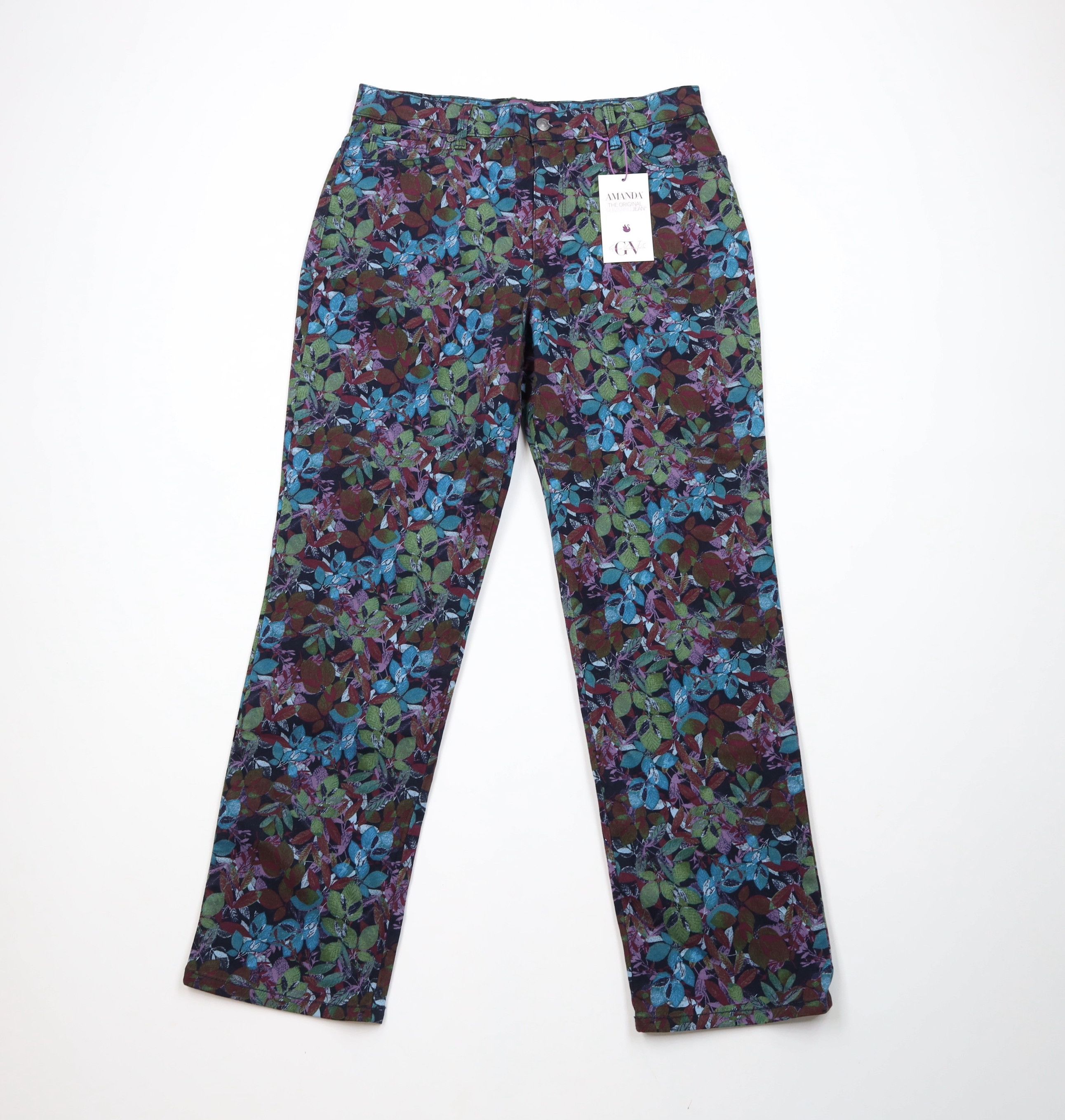 Vintage Deadstock Vintage 90s Y2K Streetwear All Over Print Jeans Size 34" / US 12 / IT 48 - 1 Thumbnail