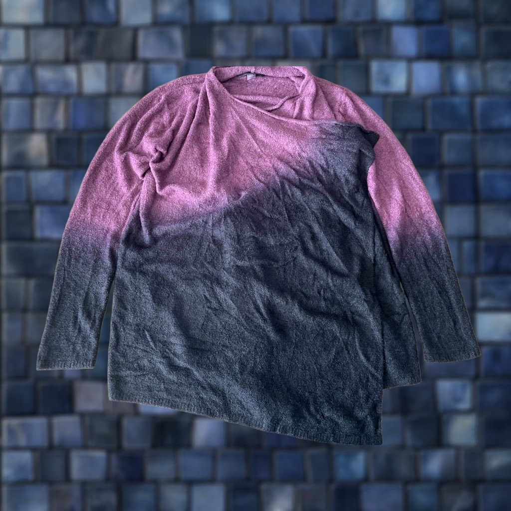 Vintage Barefoot Dreams Cozychic Lite Wrap Sweater Purple Ombre Long Sleeve Size S/M Size S / US 4 / IT 40 - 1 Thumbnail