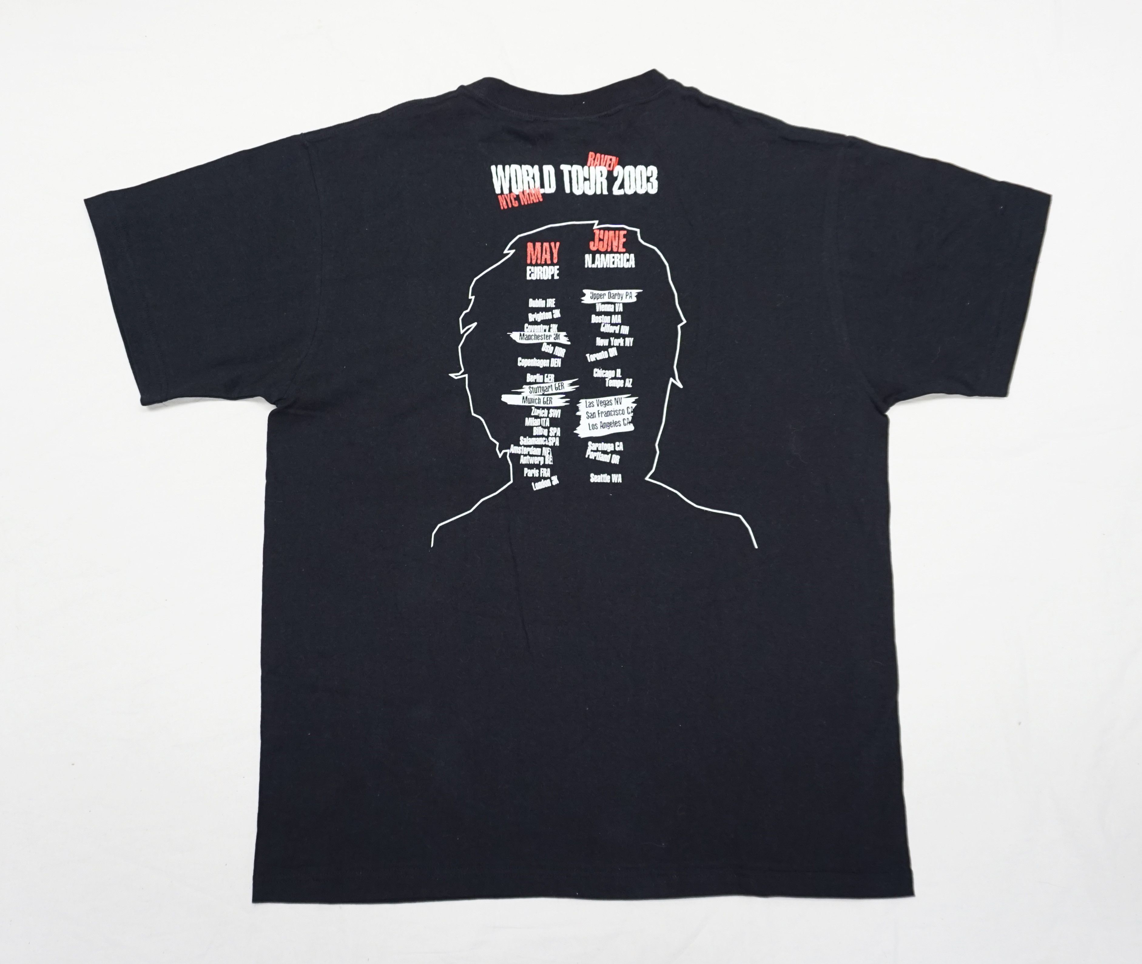 Band Tees × Vintage 2003 Lou Reed Tour T-shirt Size US L / EU 52-54 / 3 - 4 Thumbnail