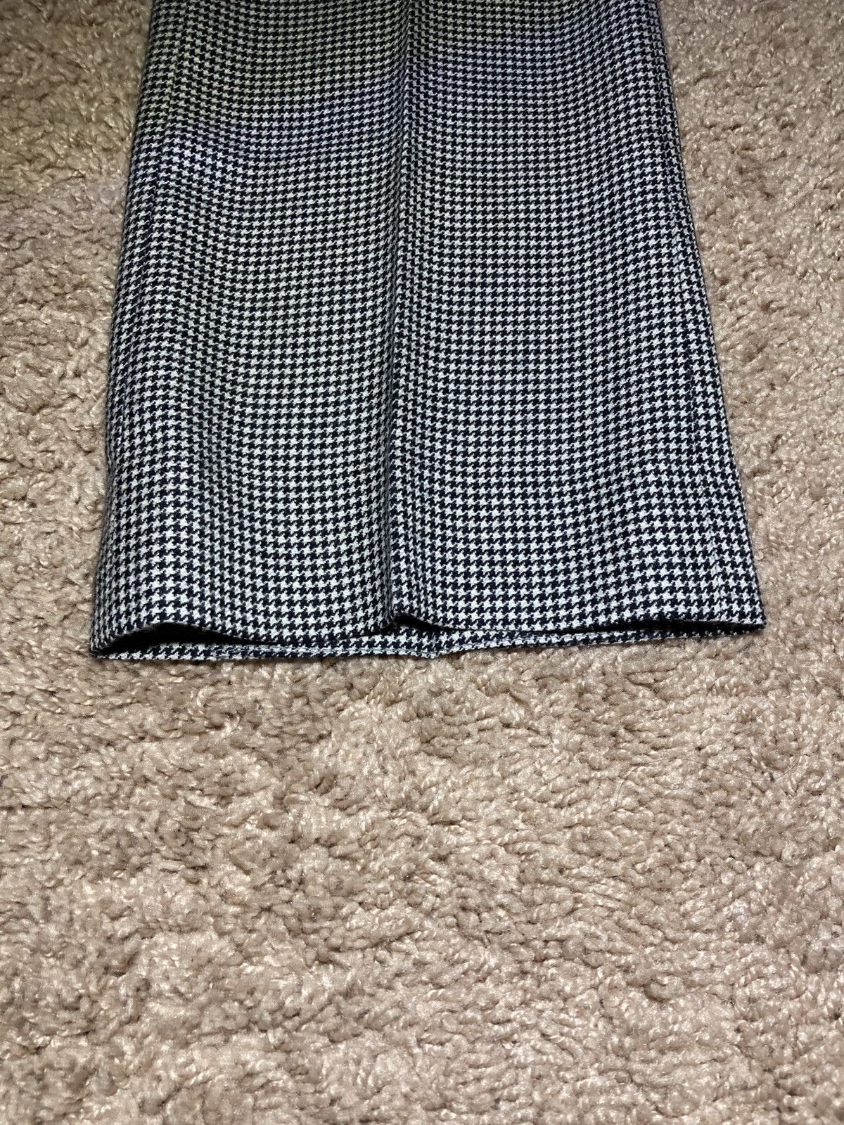 Celine × Hedi Slimane SS23 Celine Houndstooth Cropped Pants 44 2023 Check Skate 46 Size US 28 / EU 44 - 3 Thumbnail