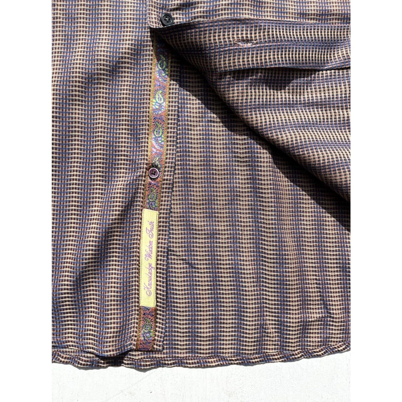 Robert Graham Robert Graham Shirt Multicolor Solid Button-Up XL Men’s Preppy City Bohemian Classic Size US XL / EU 56 / 4 - 4 Thumbnail