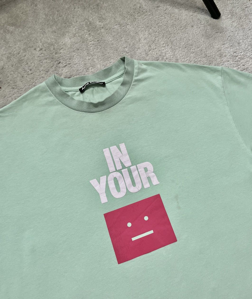 Acne Studios Vintage Mint Tshirt Tee Basic Acne Studios Logo Box Size US L / EU 52-54 / 3 - 4 Thumbnail