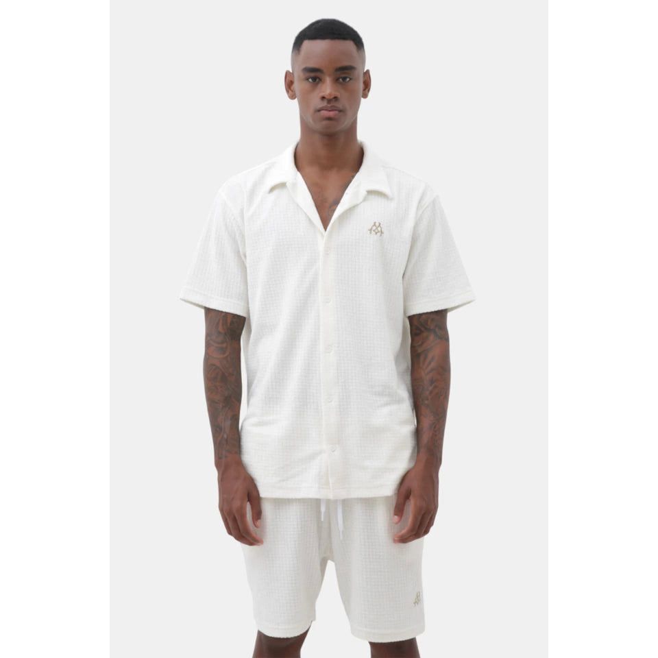 Other MILIONÁRIOS TERRY SHIRT OFF-WHITE (Tamanho:S;) Size US 41 - 1 Preview