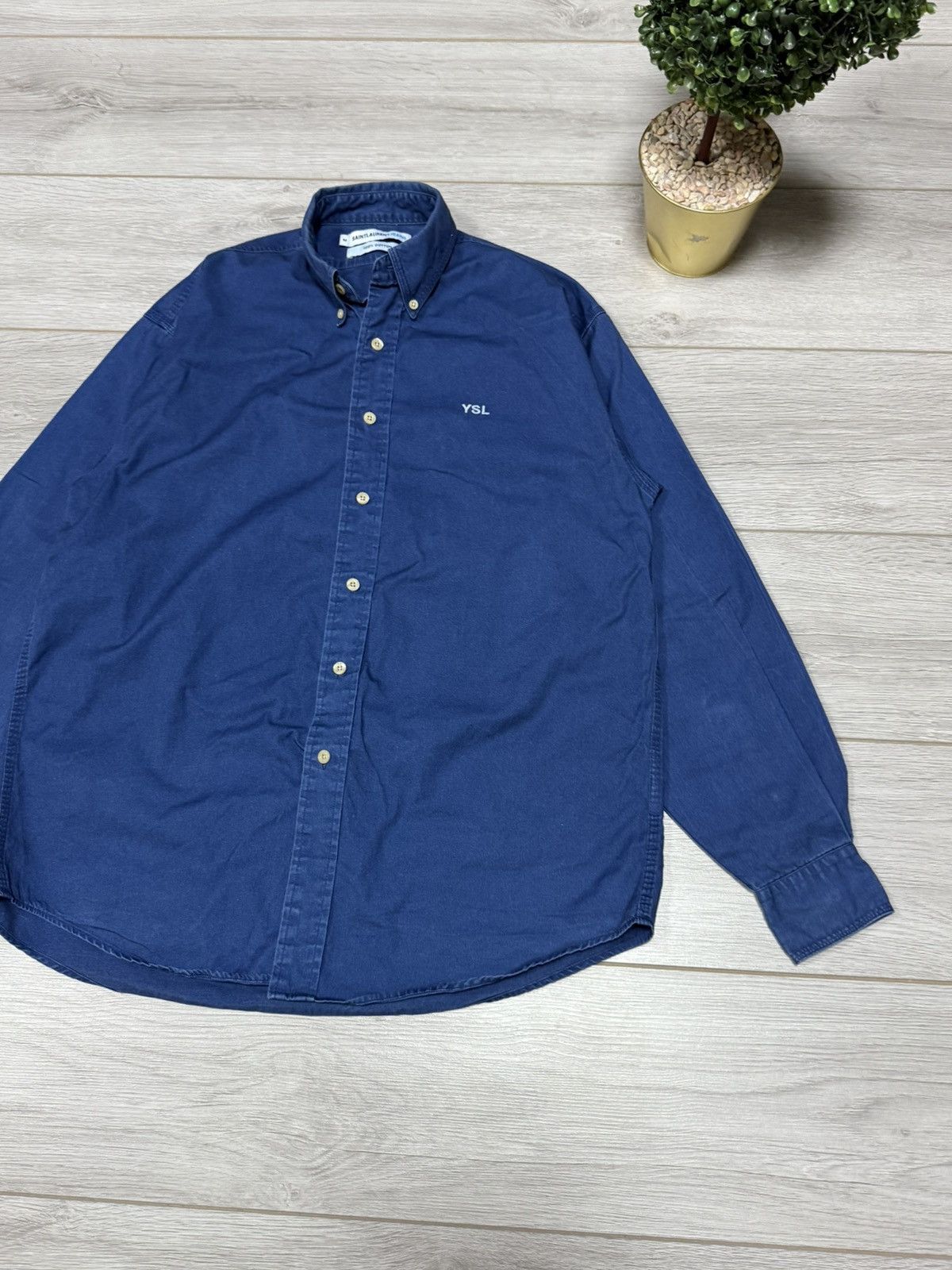 Yves Saint Laurent Saint Laurent jeans overshot vintage shirt buttons Size US M / EU 48-50 / 2 - 3 Thumbnail