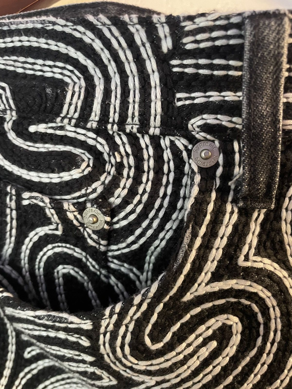 Supreme Chainstitch regular jean Size US 34 / EU 50 - 8 Thumbnail