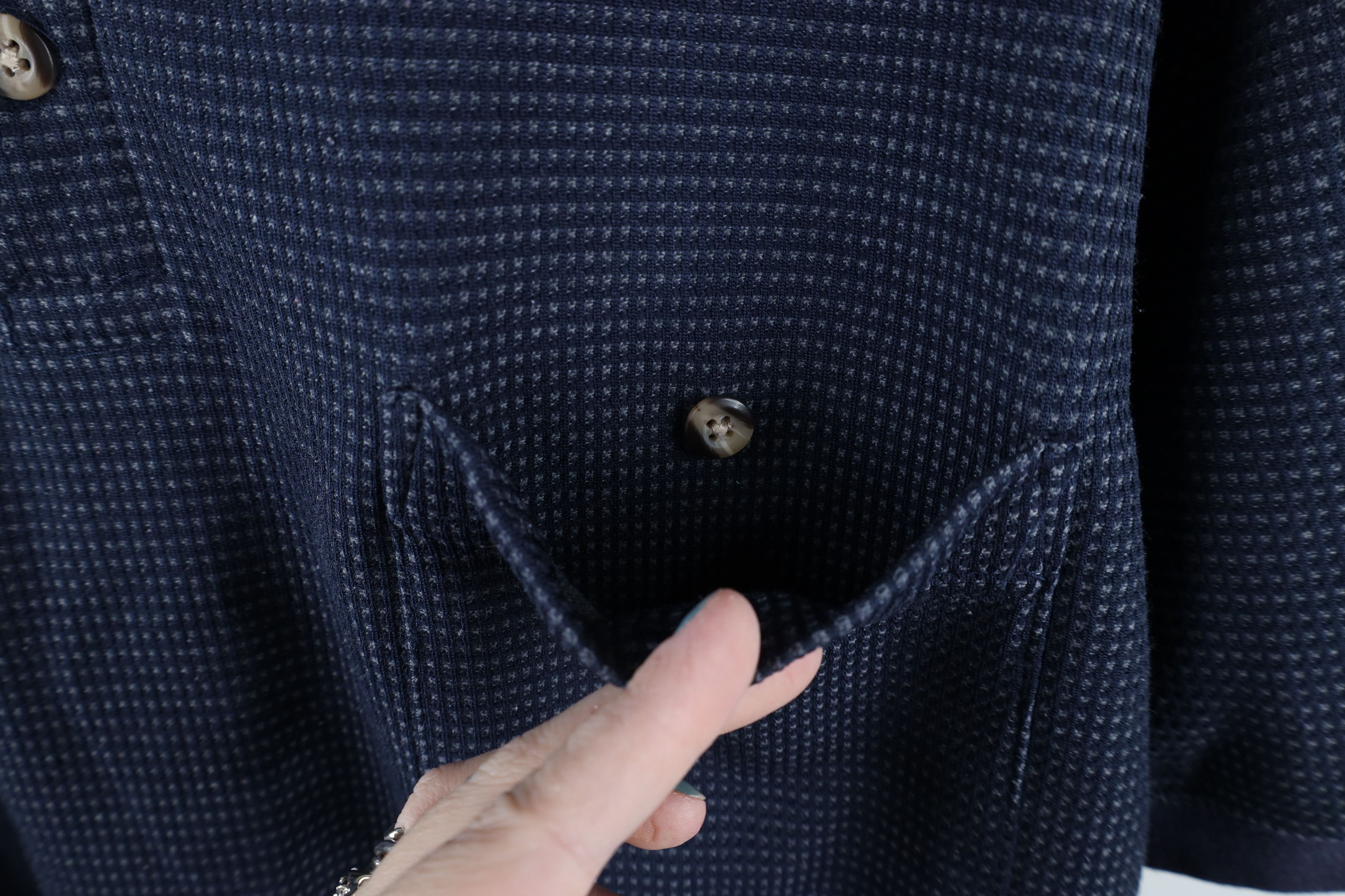 Vintage Vintage 90s Streetwear Collared Pullover Polo Shirt Blue Size US L / EU 52-54 / 3 - 5 Thumbnail