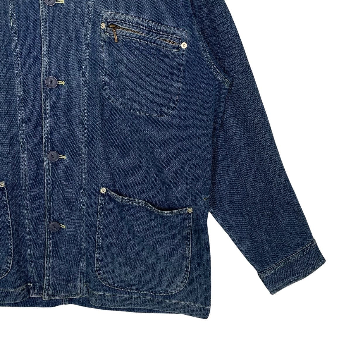 Japanese Brand Vintage Kearney House Brand WorkWear Button Denim Jacket Size US L / EU 52-54 / 3 - 6 Thumbnail
