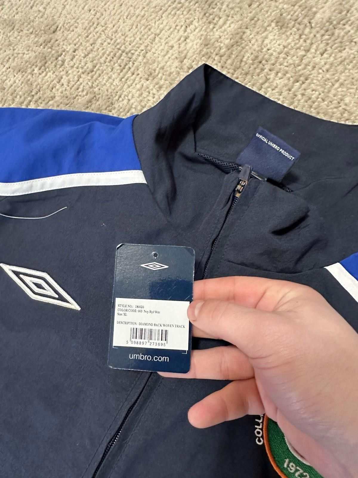 Umbro Colleg Football Association Of Ireland Umbro Football Jacket Size US XL / EU 56 / 4 - 6 Thumbnail