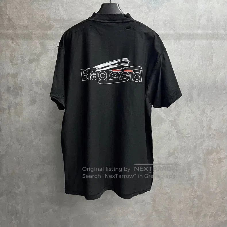Balenciaga Balenciaga Black Logo Print Short Sleeve T-Shirt. Size US XS / EU 42 / 0 - 1 Thumbnail