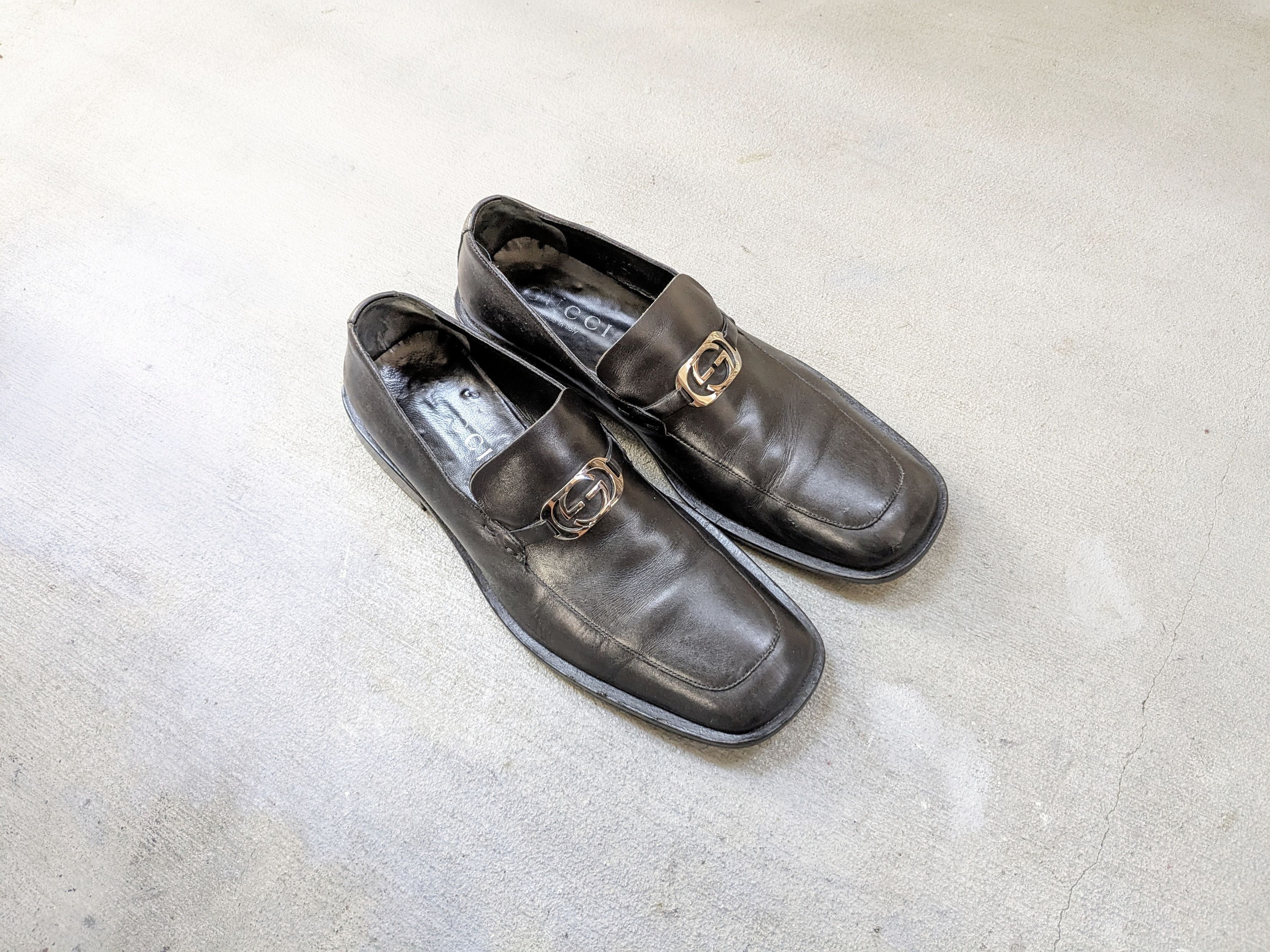 Gucci Gucci Horsebit Loafers Black 10 D Leather Italy Slip On GG Size US 10 / EU 43 - 1 Thumbnail