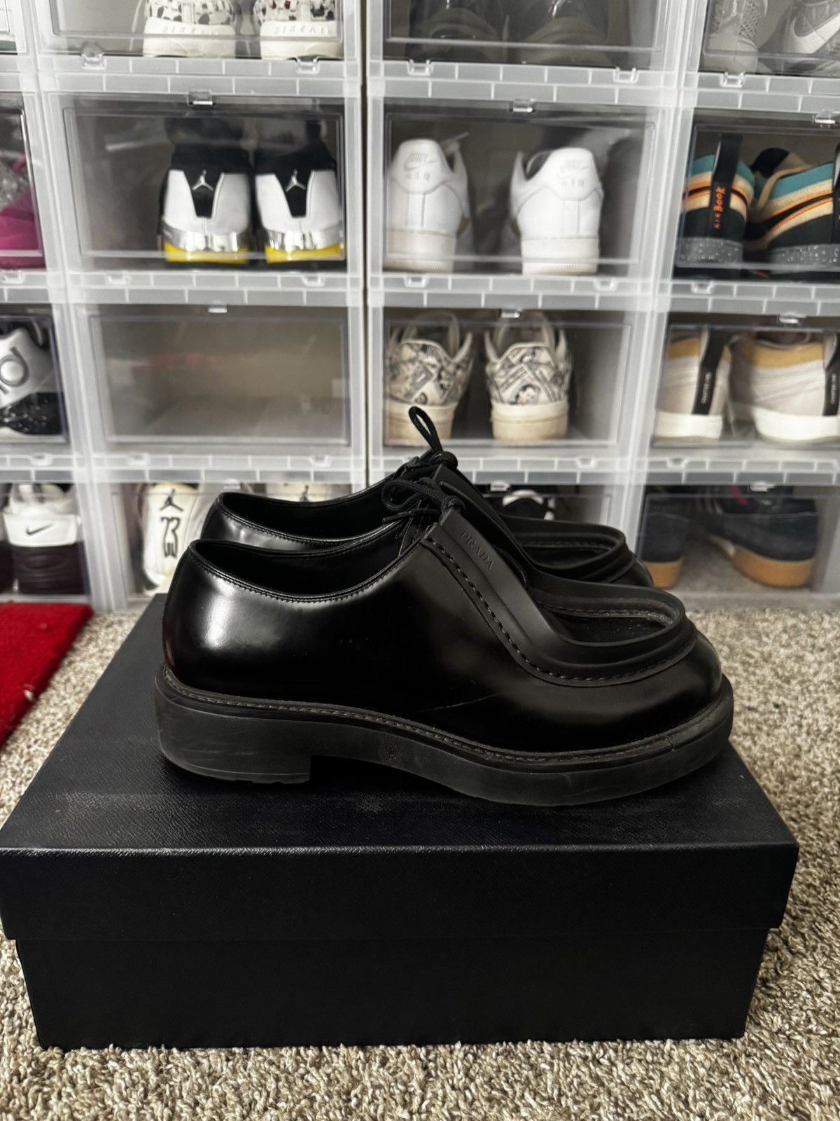 Prada Prada oblique lace up shoe Size US 10 / EU 43 - 5 Thumbnail