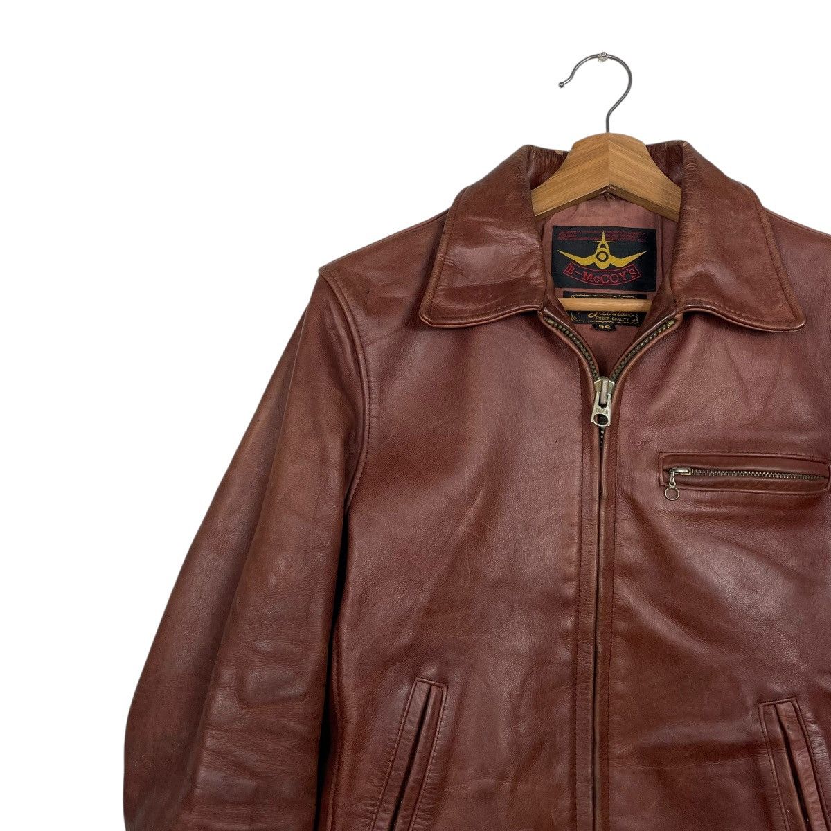 The Real McCoy's B-McCoy’s Steerhide Rider Jacket Size 36 Size US S / EU 44-46 / 1 - 6 Thumbnail