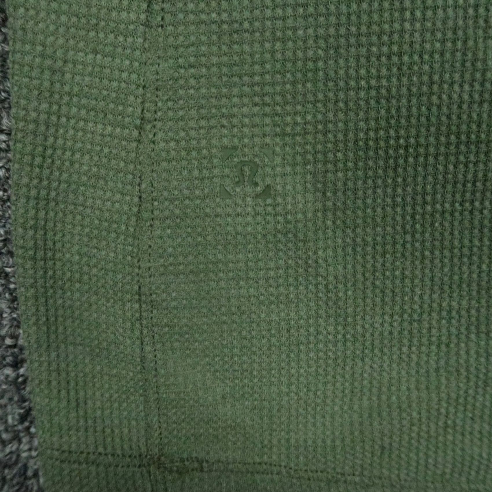 Lululemon Lululemon Hoodie Mens Medium Green Waffle Knit Pullover Long Sleeve Lightweight Shirt Size US M / EU 48-50 / 2 - 3 Thumbnail