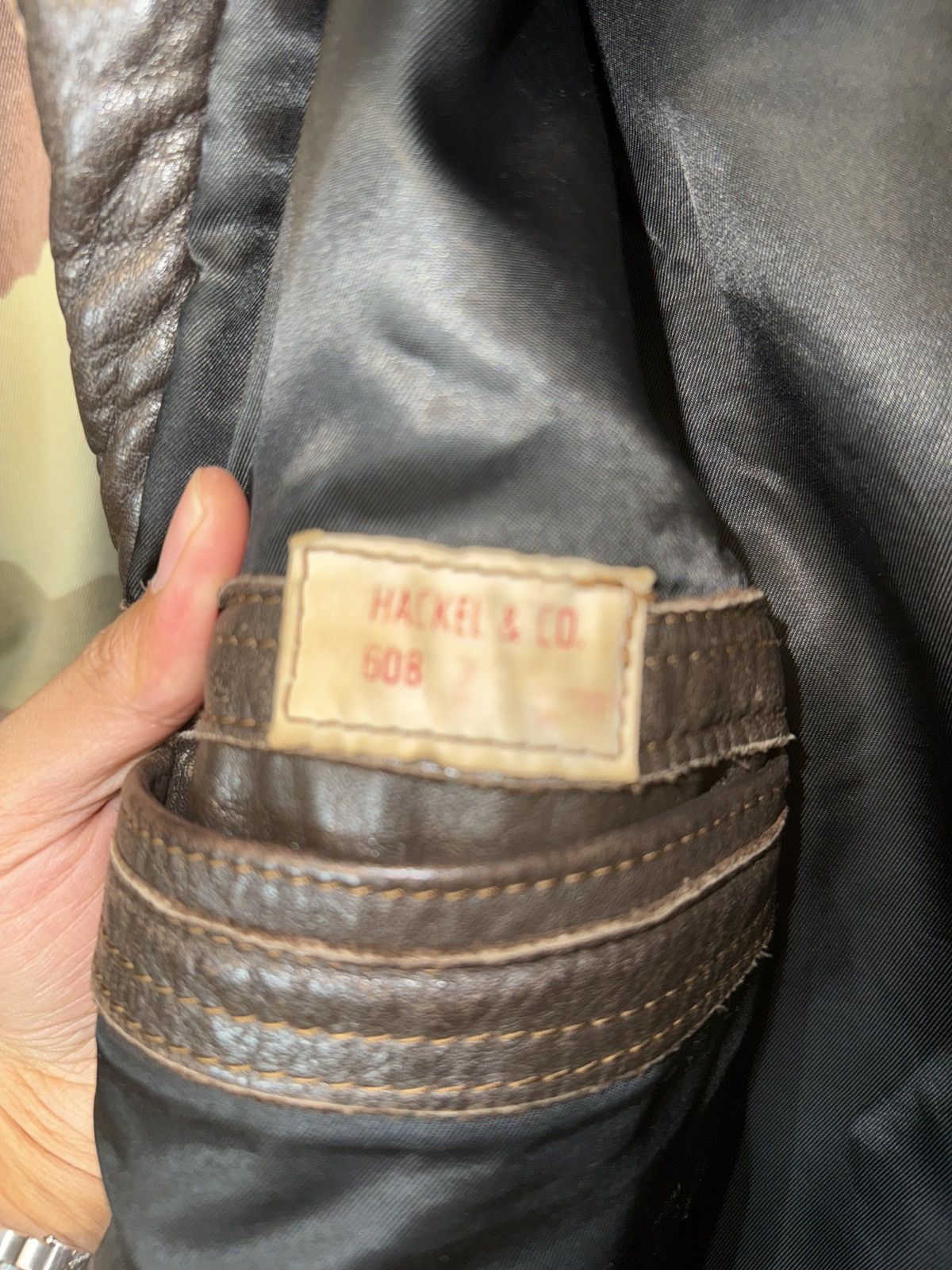 Other 1950’s Hackel & Co 608 leather jacket Size US L / EU 52-54 / 3 - 4 Thumbnail