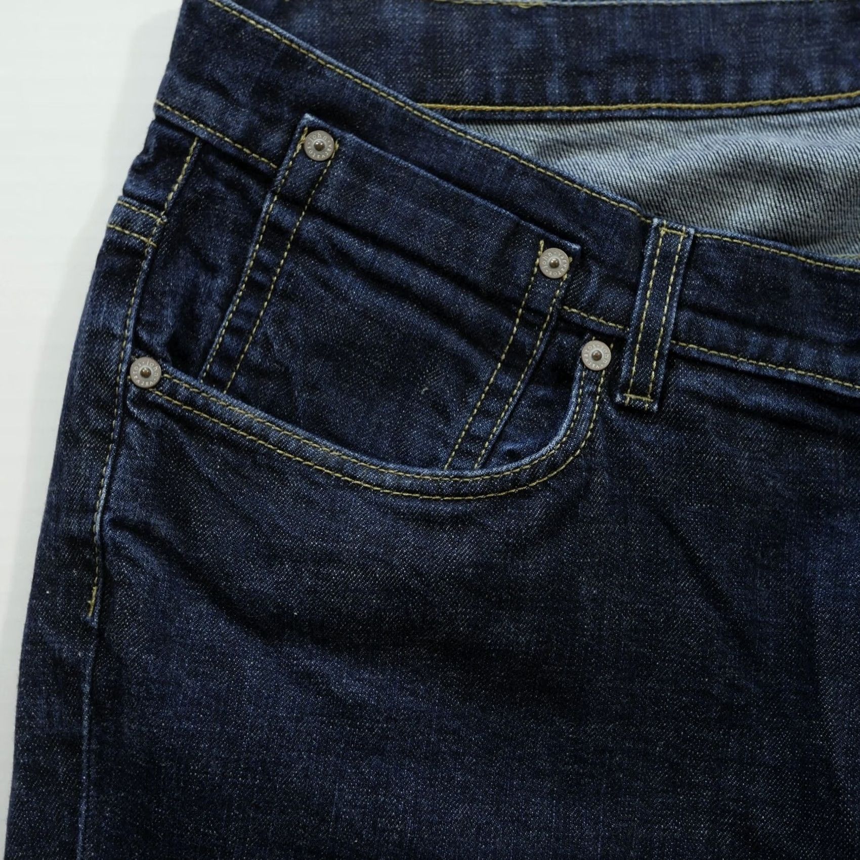 John Varvatos VINTAGE John Varvatos Bowery Jeans 38x28 Mens Straight Denim Dark Wash Button Fly Size US 38 / EU 54 - 4 Thumbnail
