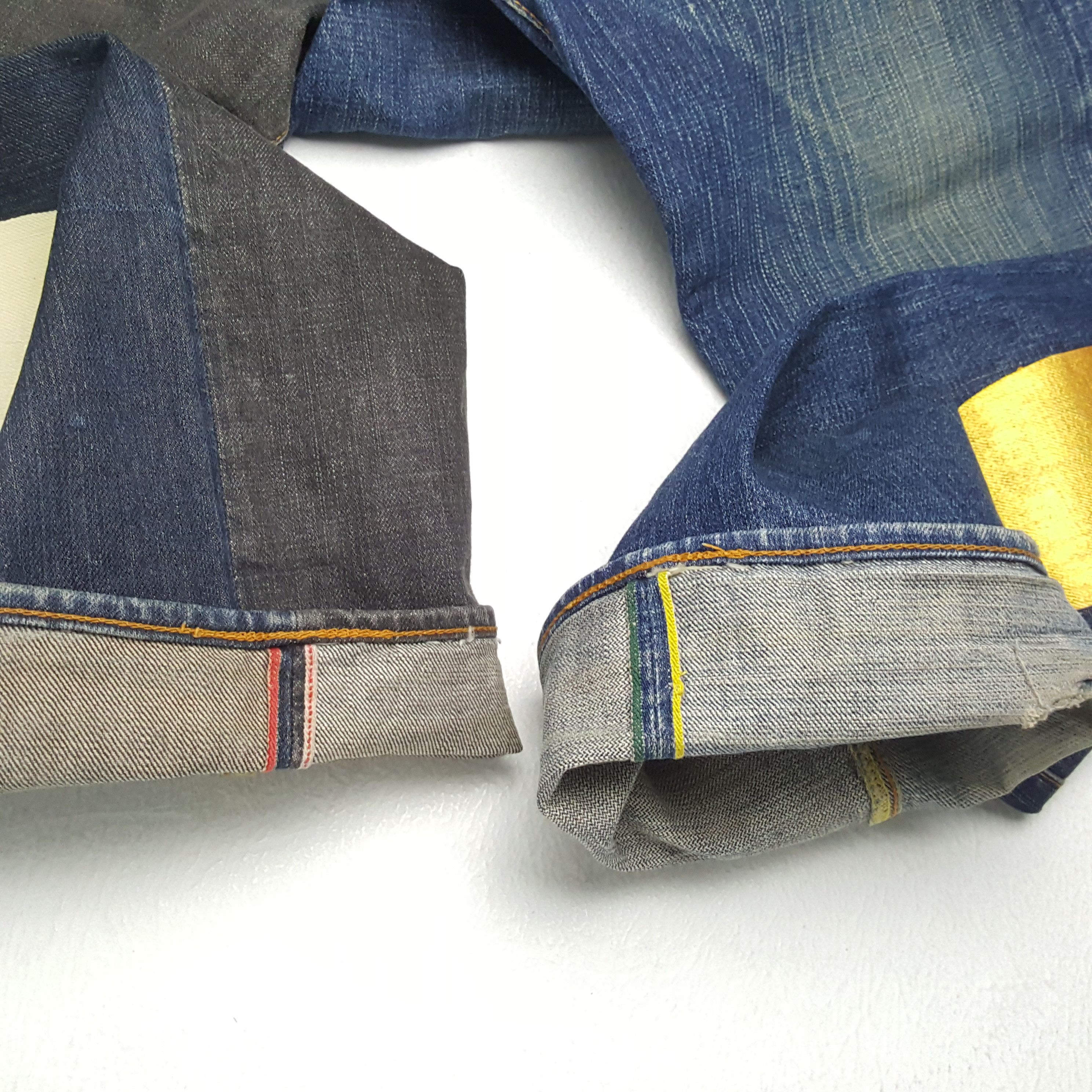 Evisu × Japanese Brand × Vintage Vintage EVISU Japanese Brand Daicock Custom Distressed Jeans Size US 29 - 12 Thumbnail