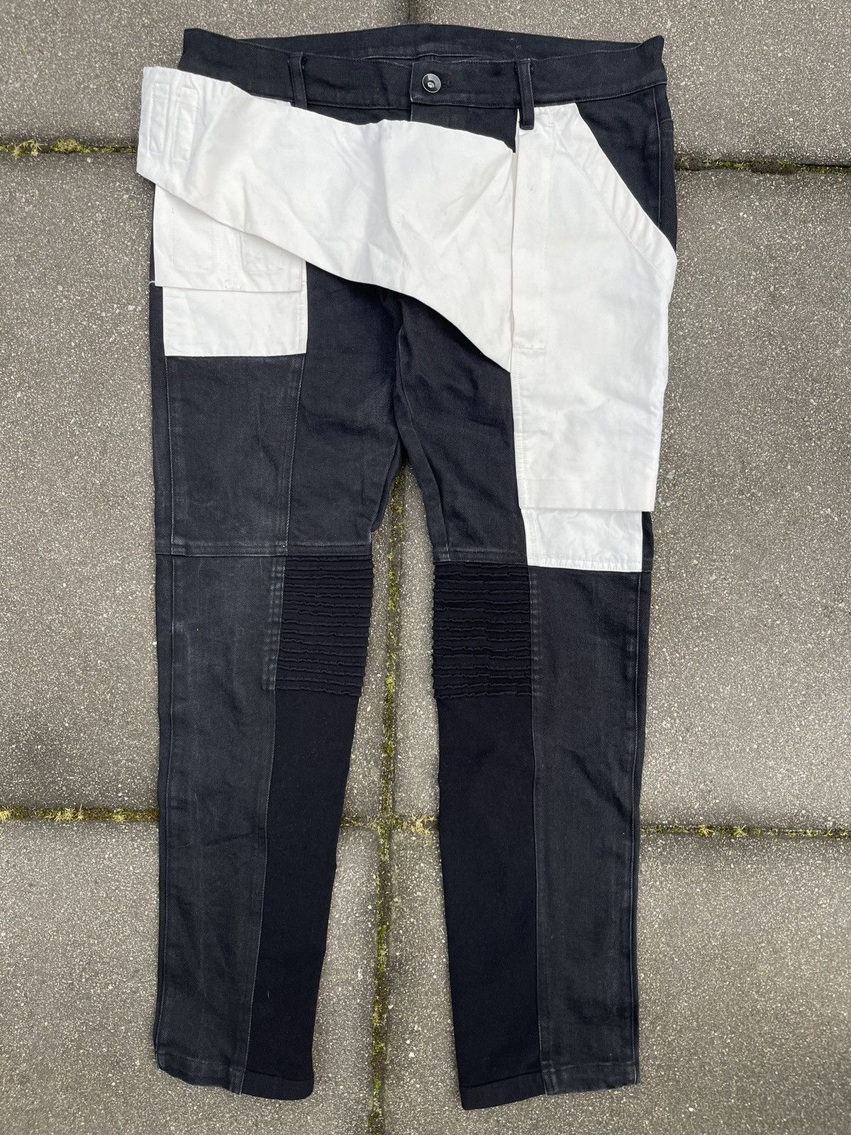 パンツ Rick owens wax memphis pants Rick Owens DRKSHDW FW15 Waxed Memphis Pants - Ākaibu Store
