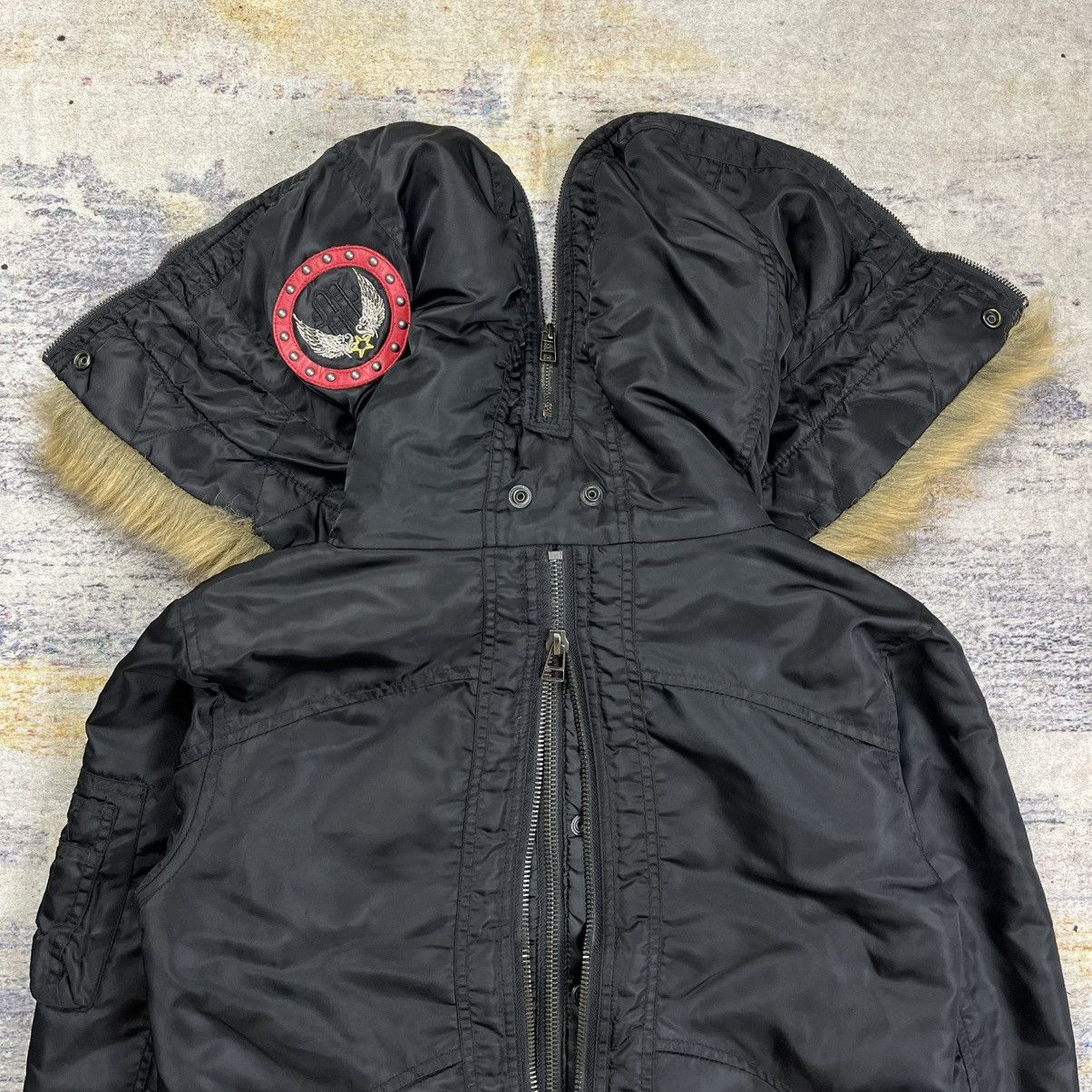 If Six Was Nine Midas Fur hoodie multi zipper bomber jacket vkei style Size US S / EU 44-46 / 1 - 12 Thumbnail