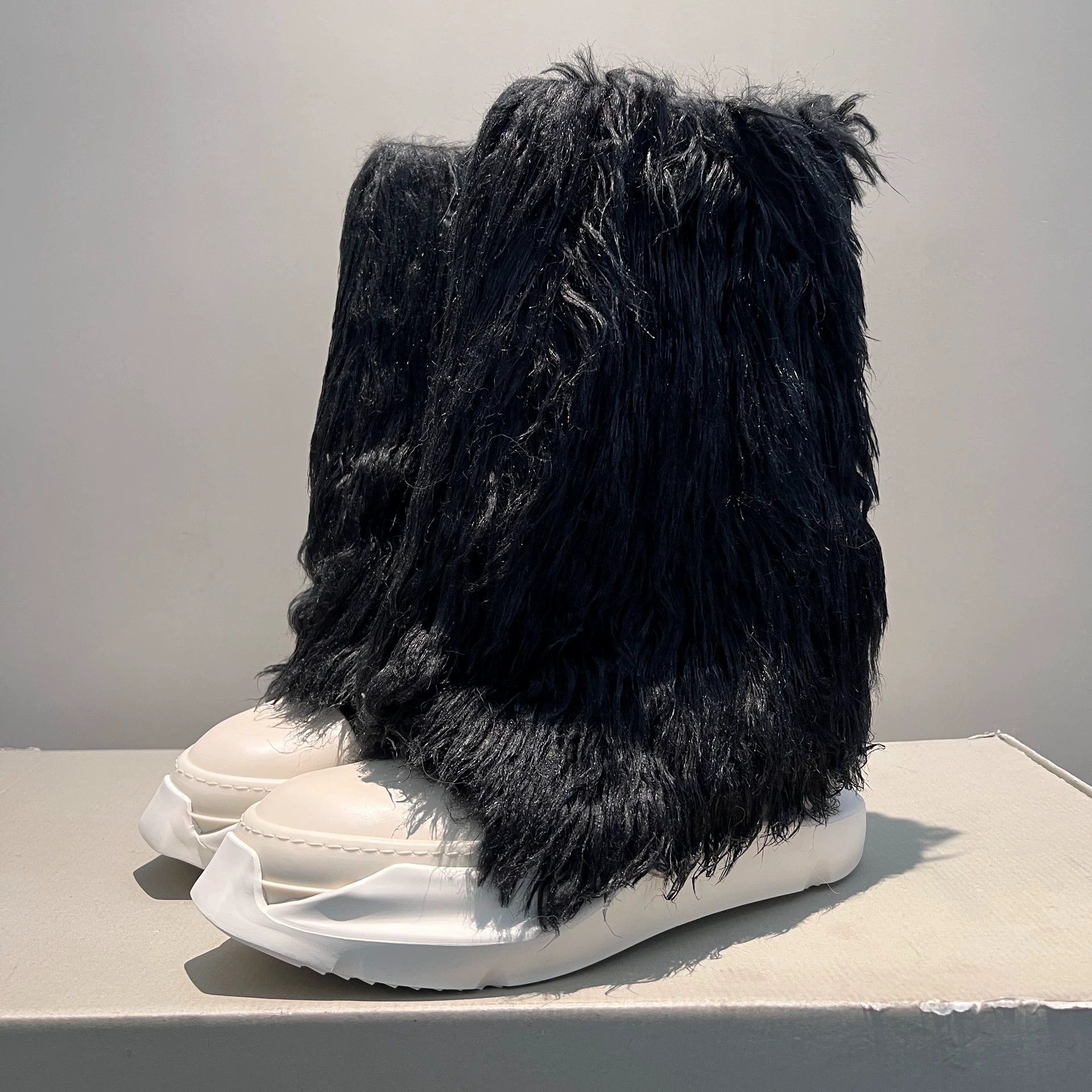 Rick Owens Rick Owens FW22 Abstract Elephant Leg Boots Size US 10 / EU 43 - 4 Thumbnail