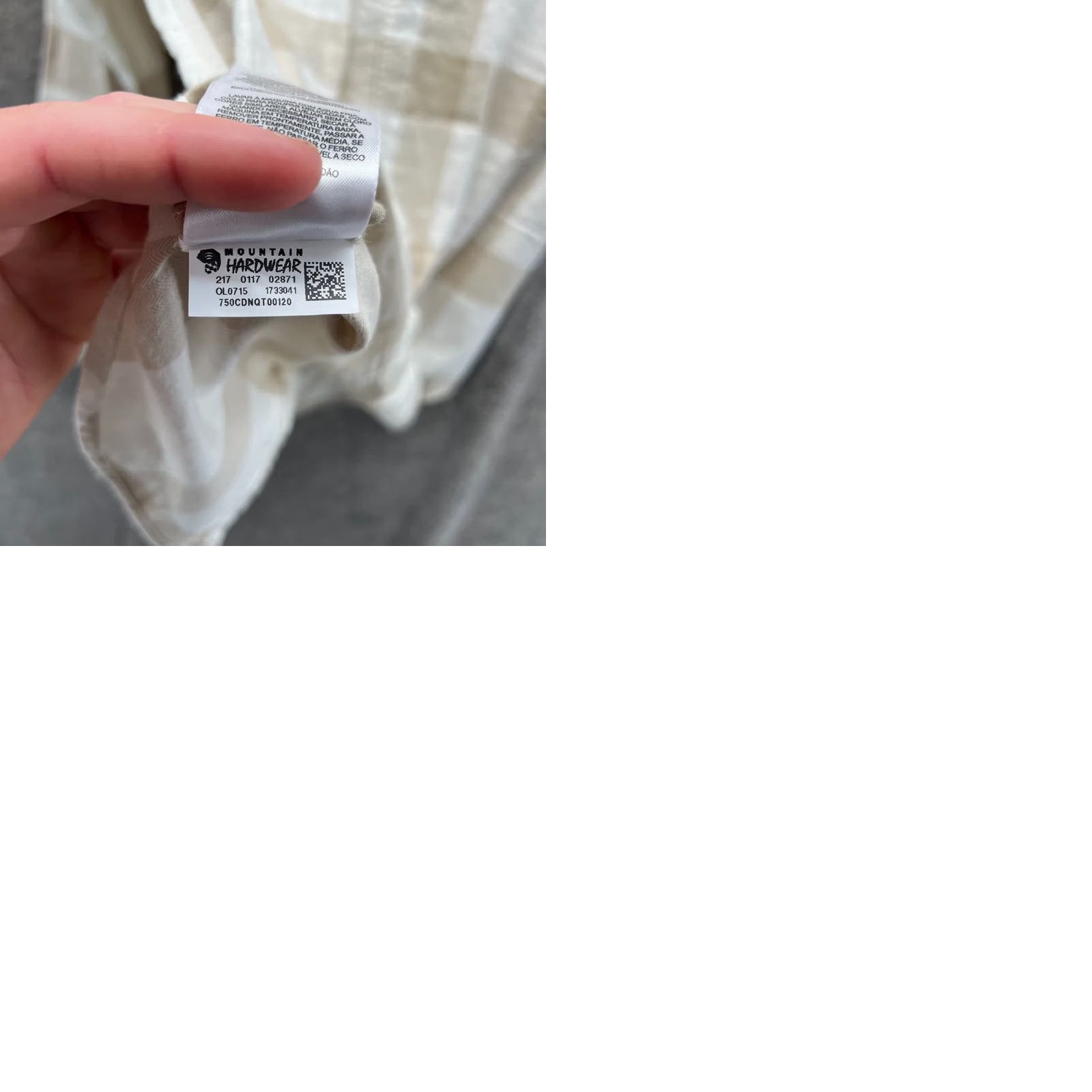 Mountain Hardwear VINTAGE Mountain Hardwear Shirt Womens Medium Beige White Button Down Check Outdoors Size M / US 6-8 / IT 42-44 - 9 Thumbnail