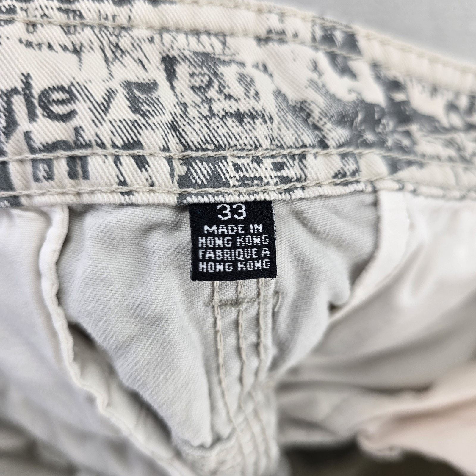 Hurley Vintage Hurley Shorts Men 33x10 Ivory Cargo Skater Y2K Surf Size US 33 - 6 Thumbnail