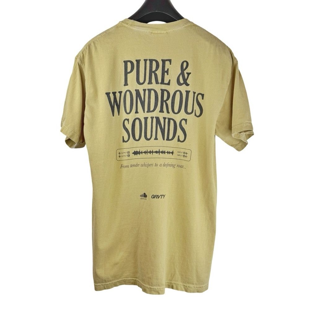 Other SOUNDCLOUD x GRVTY MUSIC Mens Mute Mustard Graphic T-Shirt M Size US M / EU 48-50 / 2 - 5 Thumbnail