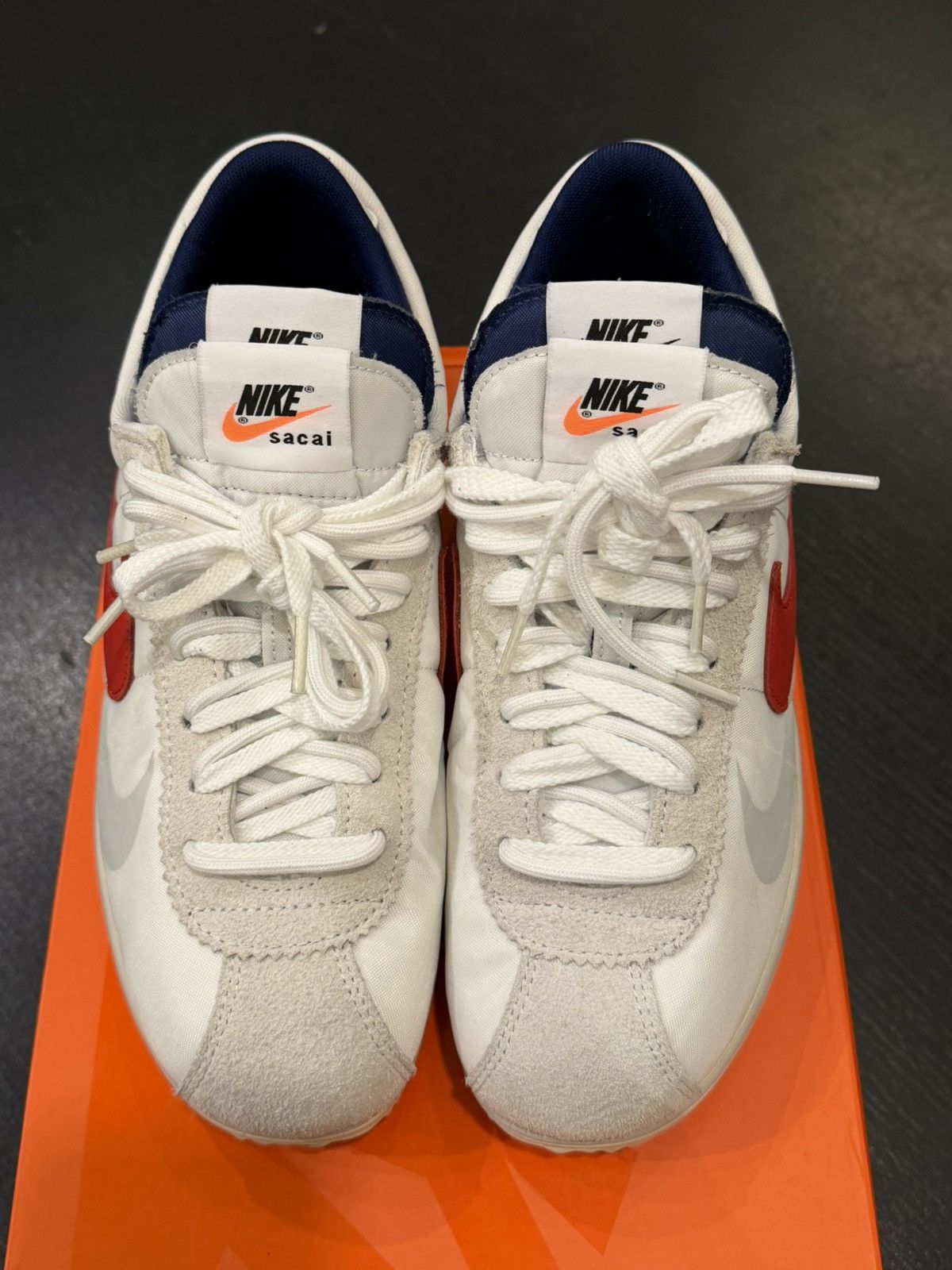 Nike × Sacai Nike Zoom Cortez SP ‘Sacai White University Red Blue’ Size US 10 / EU 43 - 4 Thumbnail